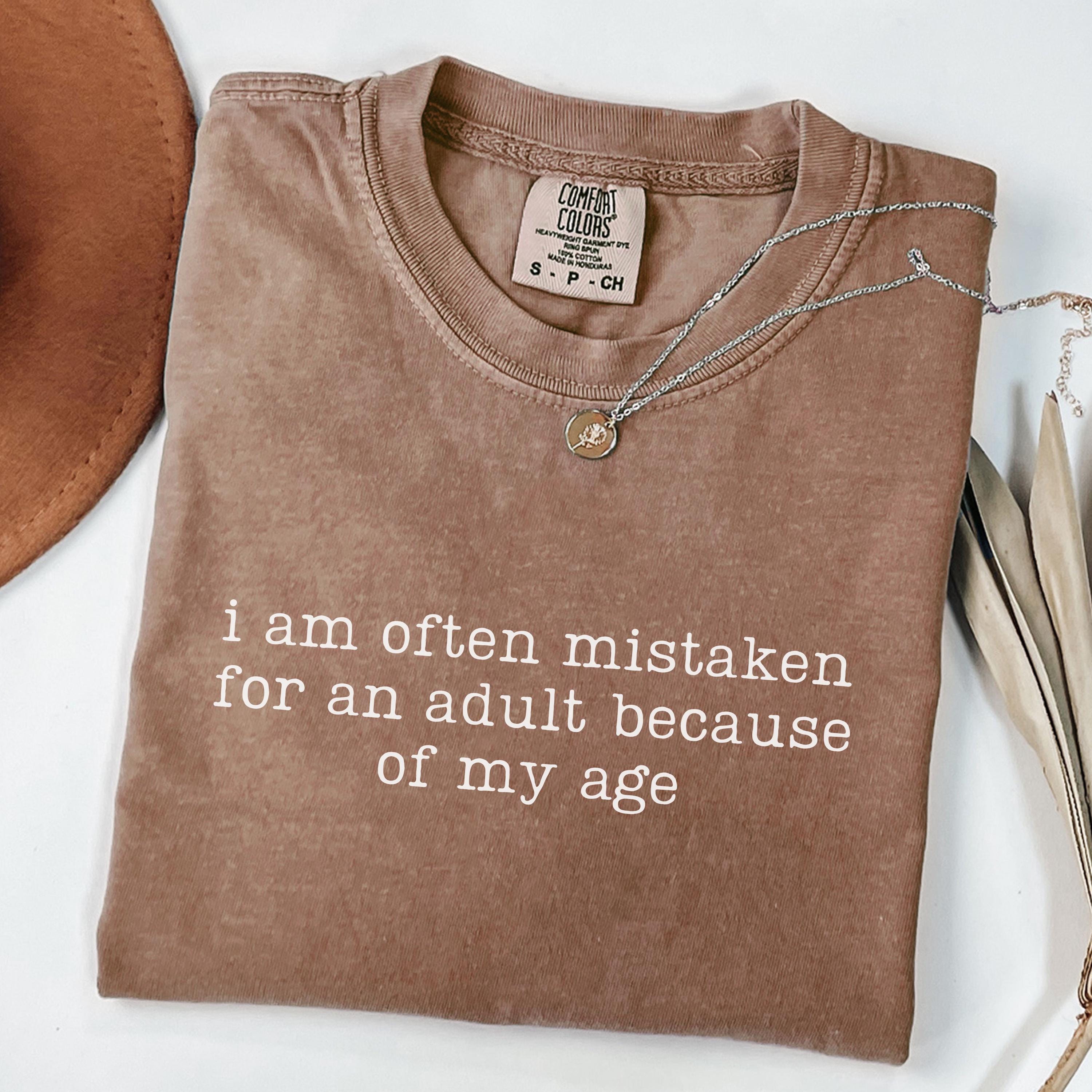 Comfort Colors® 1717 Unisex Garment-Dyed T-shirt, Funny Birthday Gift, Sarcastic Adult Humor Shirt, Perfect for Men & Women