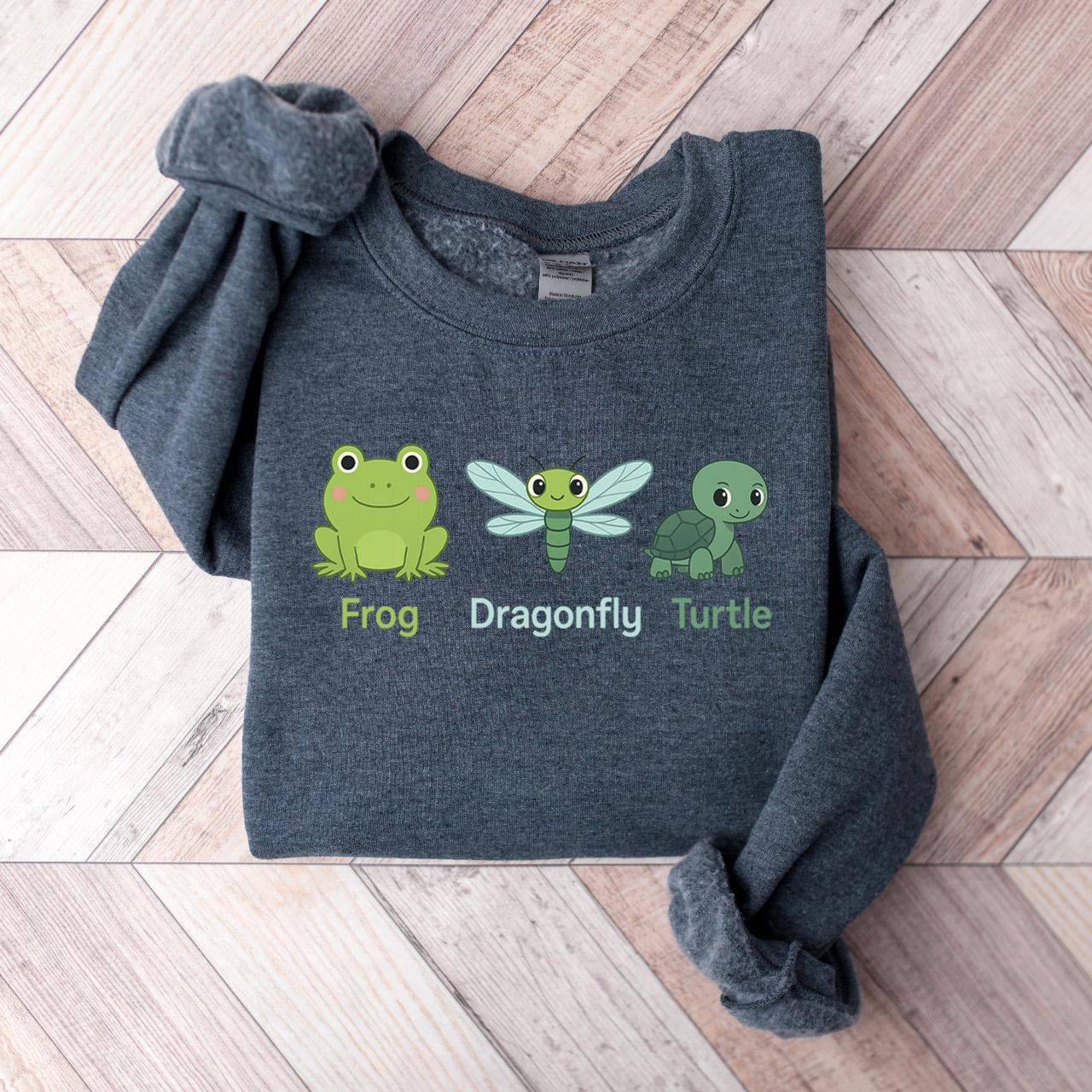 Subtle Political Humor Frog Dragonfly Turtle T-Shirt, FDT Shirt, Funny Anti Trump Shirt, Anti Democrat, Liberal Shirt, Funny Political Shirt