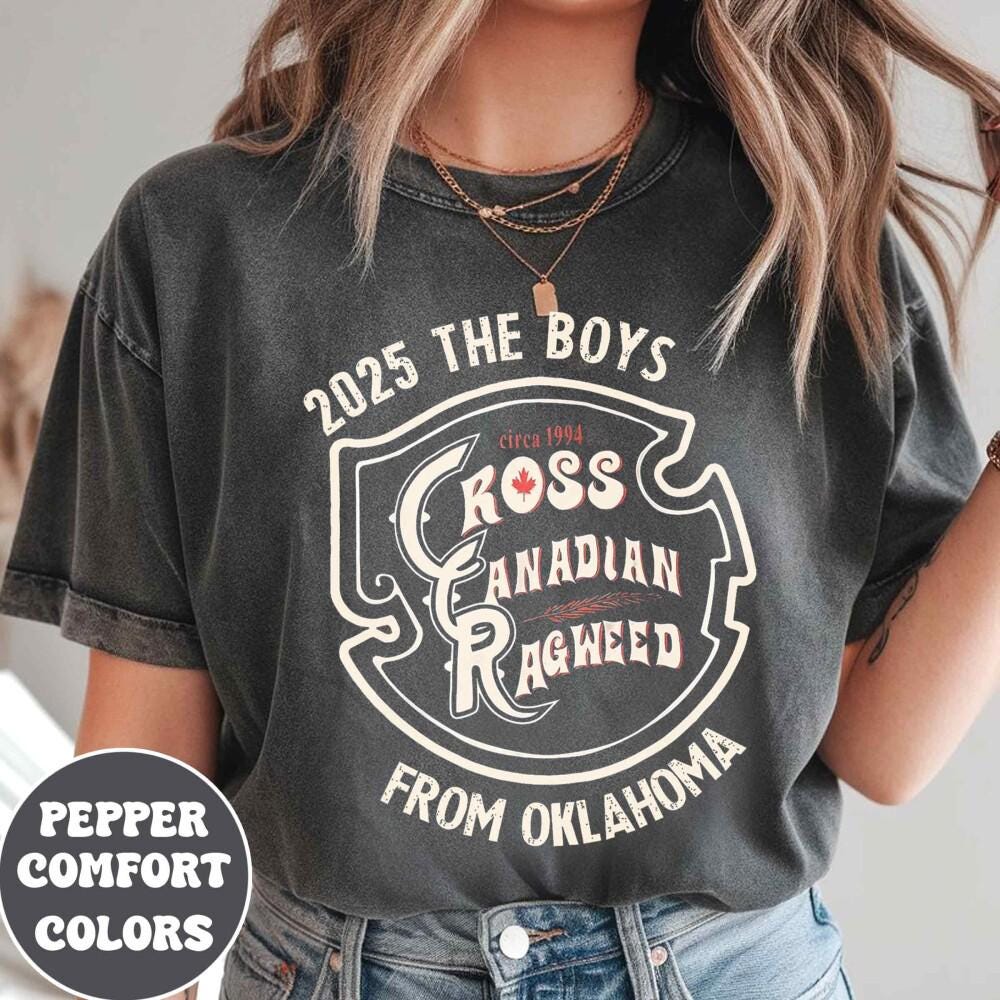The Boys From Oklahoma Concert 2025 Shirt, Cross Canadian Ragweed SweatShirt, Red Dirt Music Shirt, Gift For Her