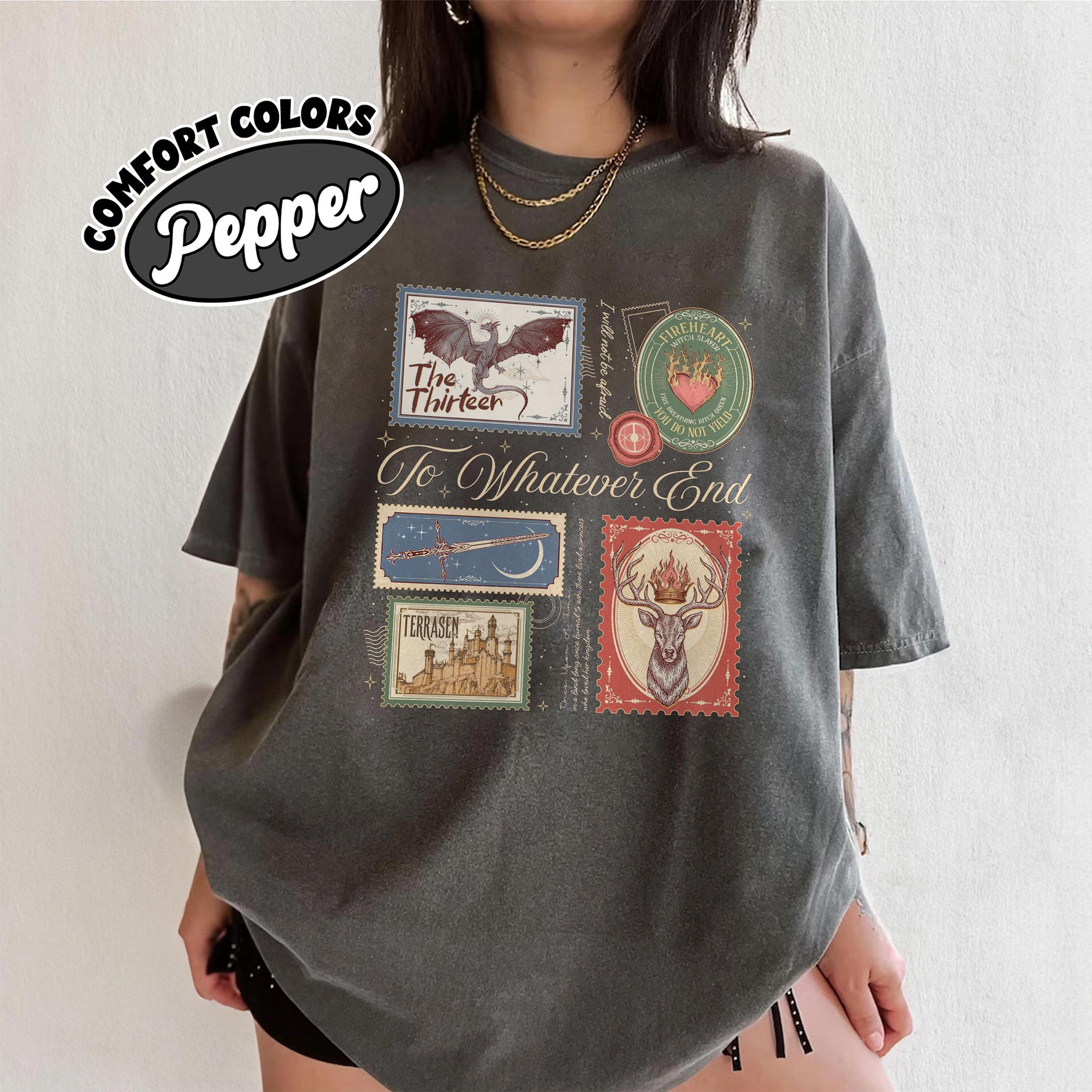 Gildan 5000 Unisex Heavy Cotton Tee, TOG Book Lover Gift, Aesthetic Comfort Colors Shirt, Aelin Fireheart Tee, Printify Choice for Fans