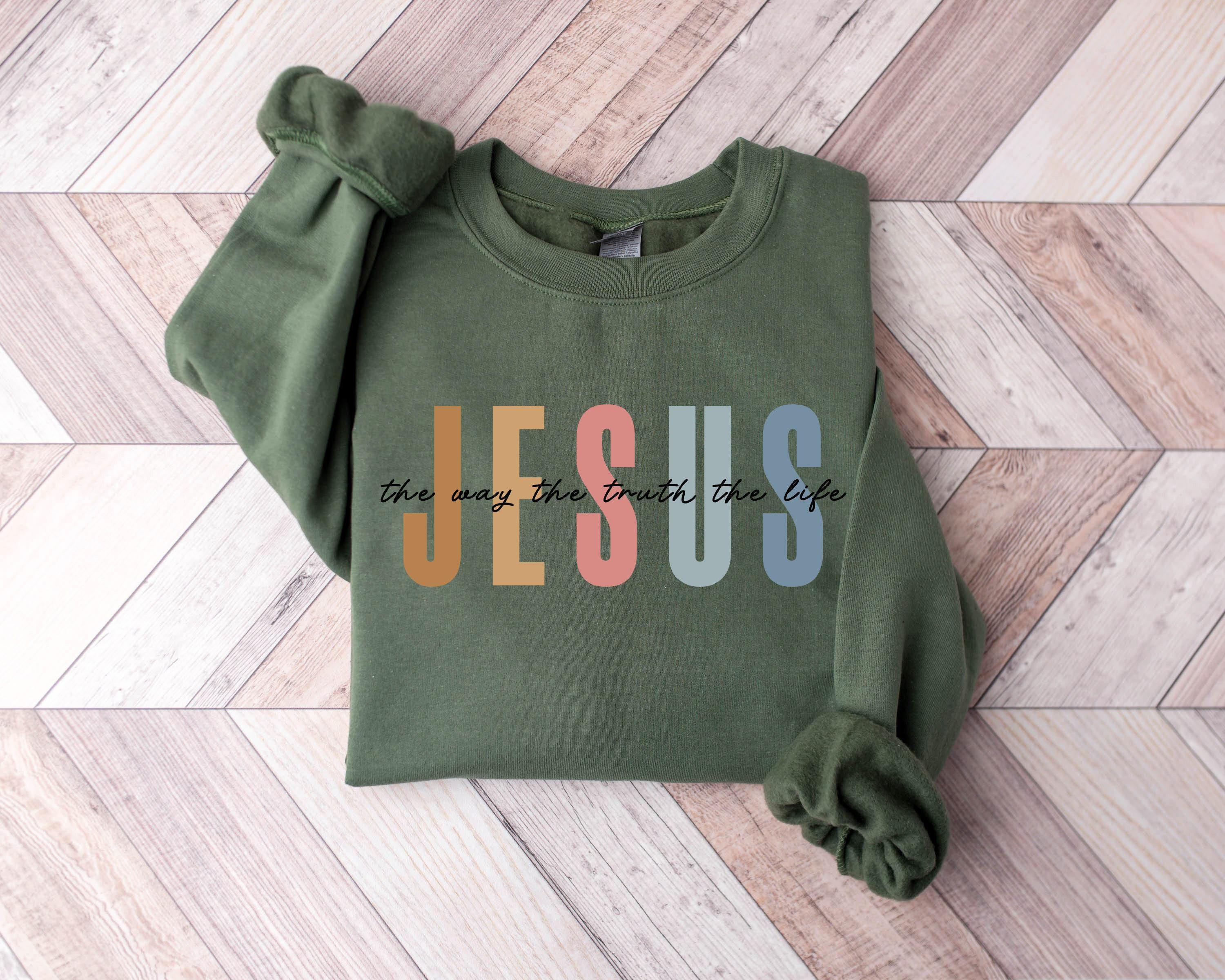 Comfort Colors ® Faith-Based Women's Sweatshirt, Religious Message Apparel, Spiritual Quote Pullover, Inspirational Christian Wear, Scripture Inspired, Faithful Devotee Sweater