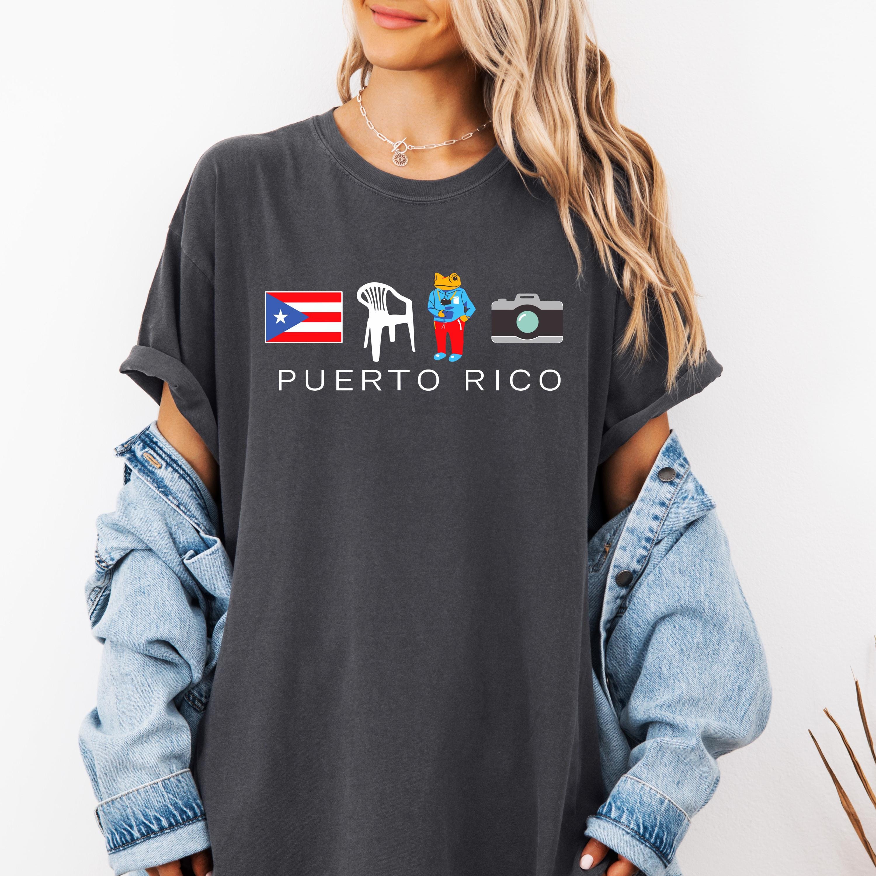 Puerto Rico T-shirt - Take More Photos Unisex Shirt / Latin Music Graphic Tee / Comfort Colors ® Fan Shirt