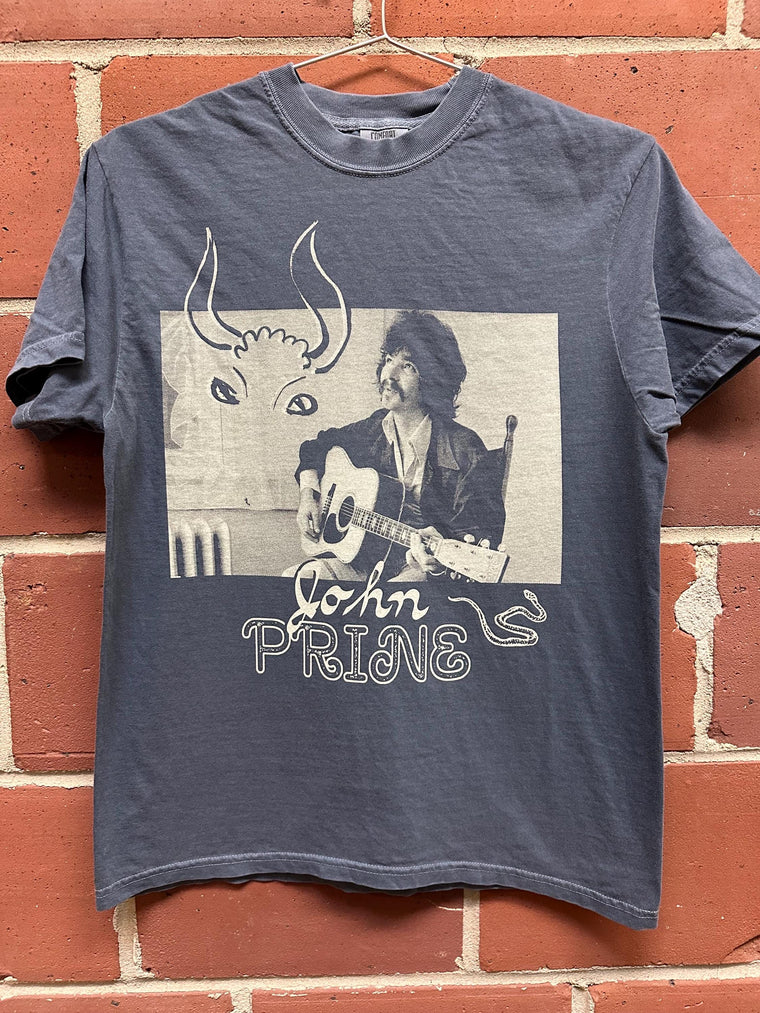 John Prine fan art shirt vintage tee, unisex soft cotton, oversized fit, casual concert outfit, gift for men women, streetwear aesthetic