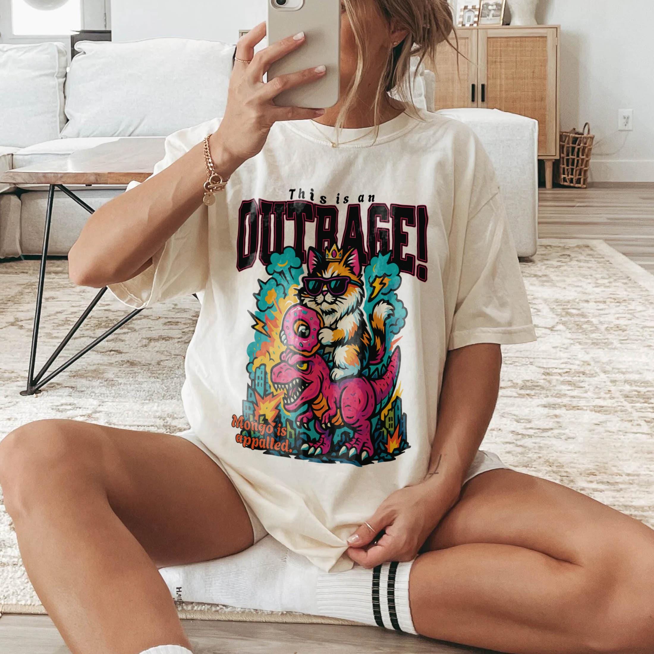 Comfort Colors® 1717 Unisex Garment-Dyed T-shirt, Princess Donut Book Lover Tee, SwiftPOD, Perfect Gift for Dungeon Crawler Carl Fans