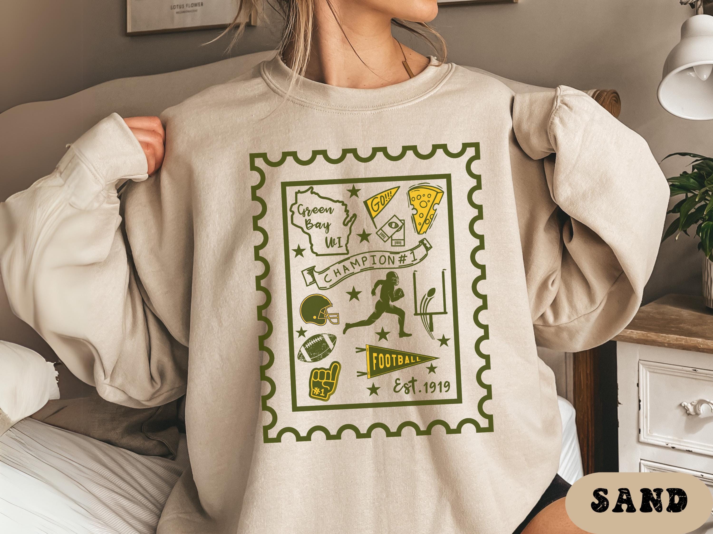 Vintage Football Sweatshirt, Comfort Colors ® 18000 Pullover, Retro Fan Gift, Game Day Crewneck, Football Tee