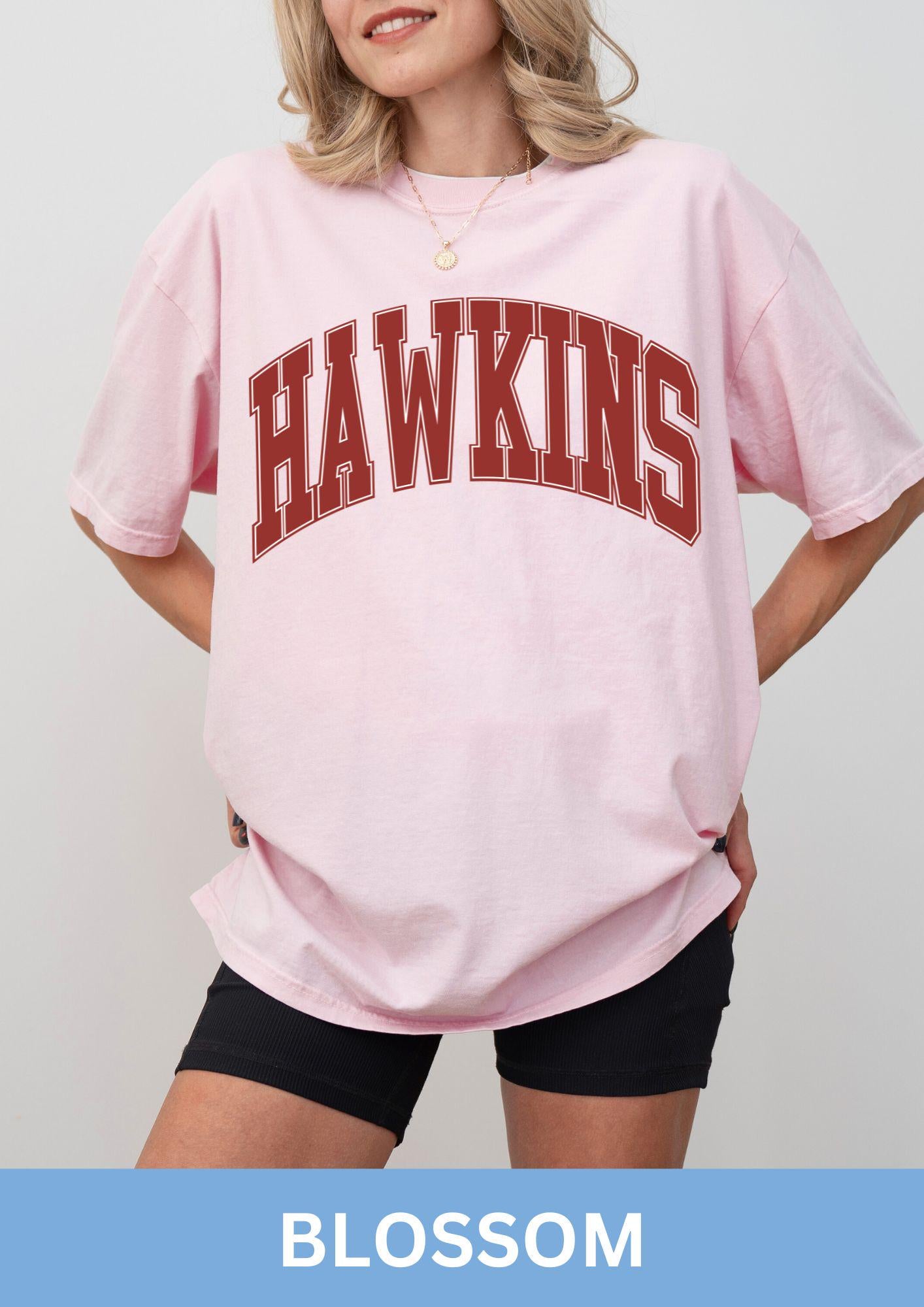 Hawkins Comfort Colors® 1717 Unisex Garment-Dyed T-shirt, SwiftPOD Design, Perfect Holiday Gift for Fans, Aesthetic Outfit for Men & Women