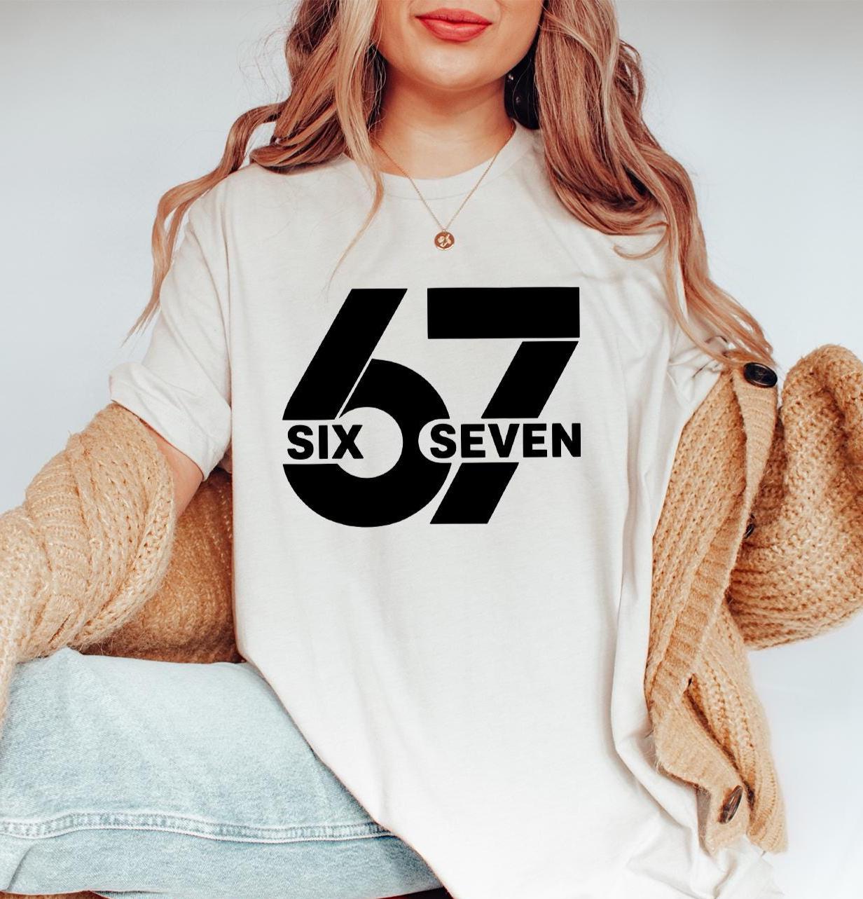 Viral Six Seven Meme Shirt for Teen Boys - Gildan 5000 Unisex Heavy Cotton Tee, Perfect Gift, Funny Gen Z Trend, Printify Choice, Casual Outfit for All Seasons