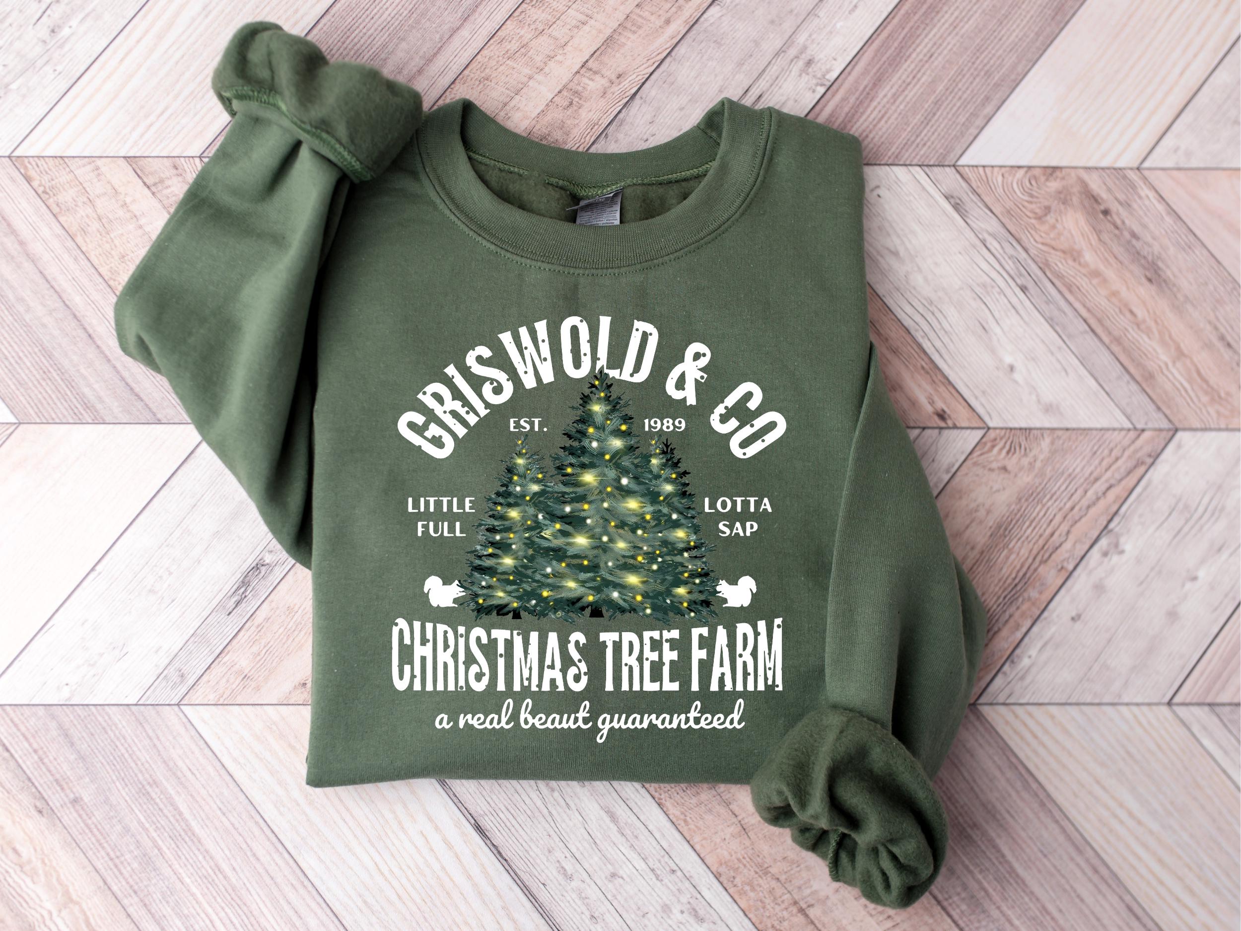 Griswold Co Christmas Tree Farm Shirt - Gildan 18000 Crewneck, Cozy Holiday Outfit, Family Vacation Tee, Printify Choice