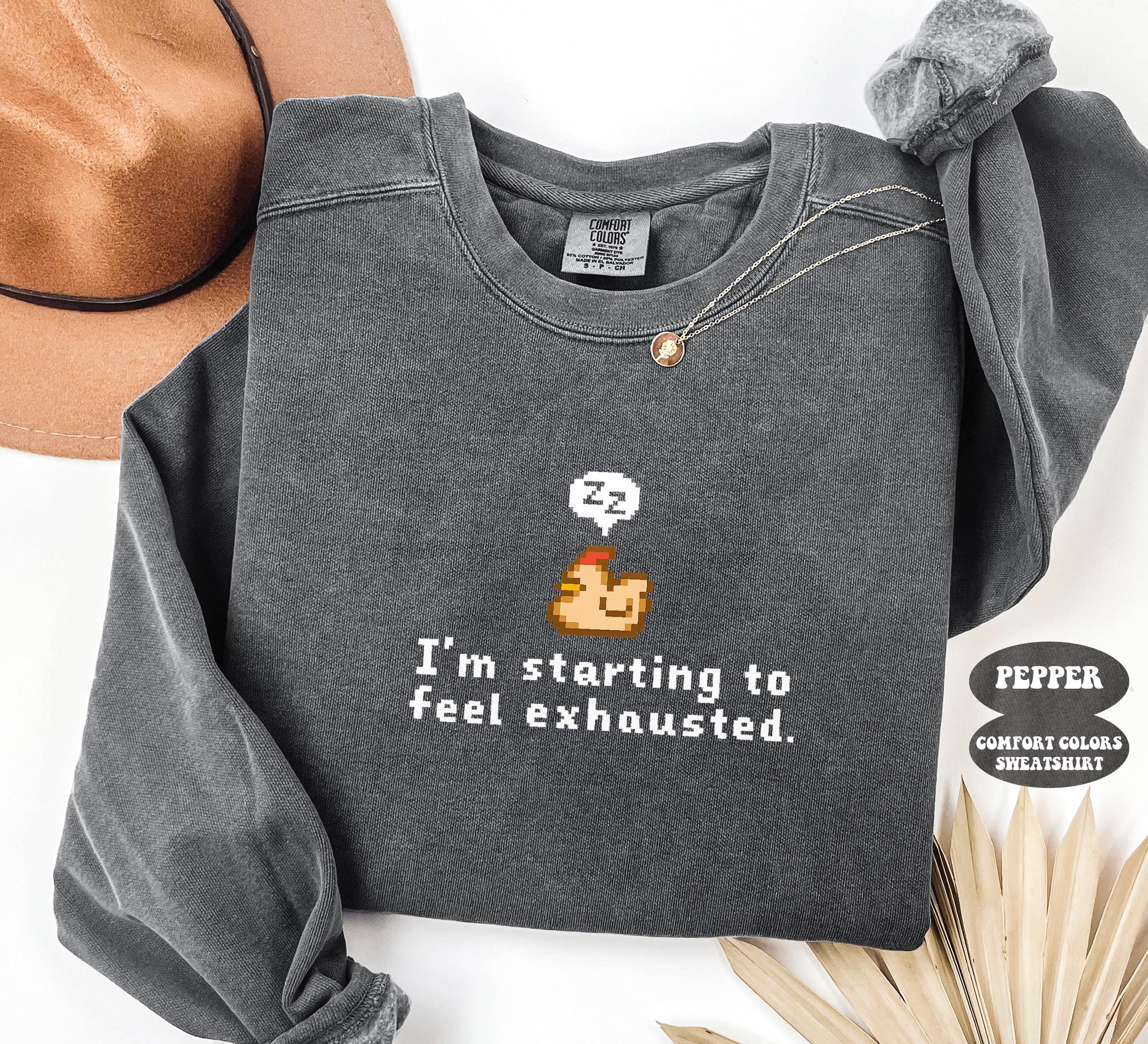 Cozy Comfort Colors® 1566 Unisex Sweatshirt, Stardew Valley Pixel Art, Perfect Gamer Gift, SwiftPOD Design, Ideal Fall Outfit