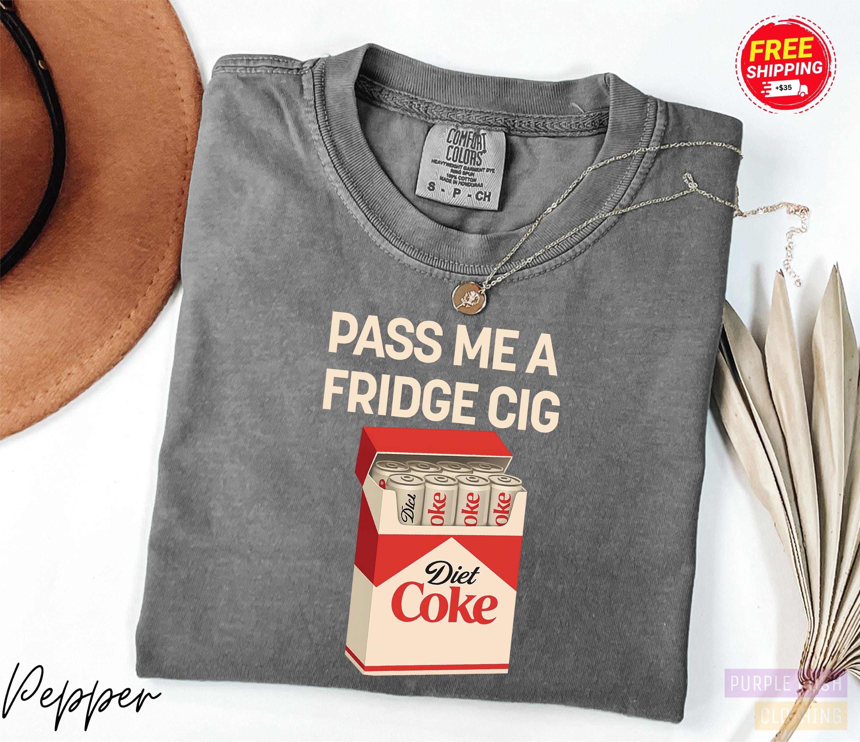 Retro Soda Drink Comfort Colors® 1717 Unisex T-shirt, SwiftPOD, Quirky Caffeine Addict Gift, Perfect for Diet Coke Lovers, Fun Outfit for All