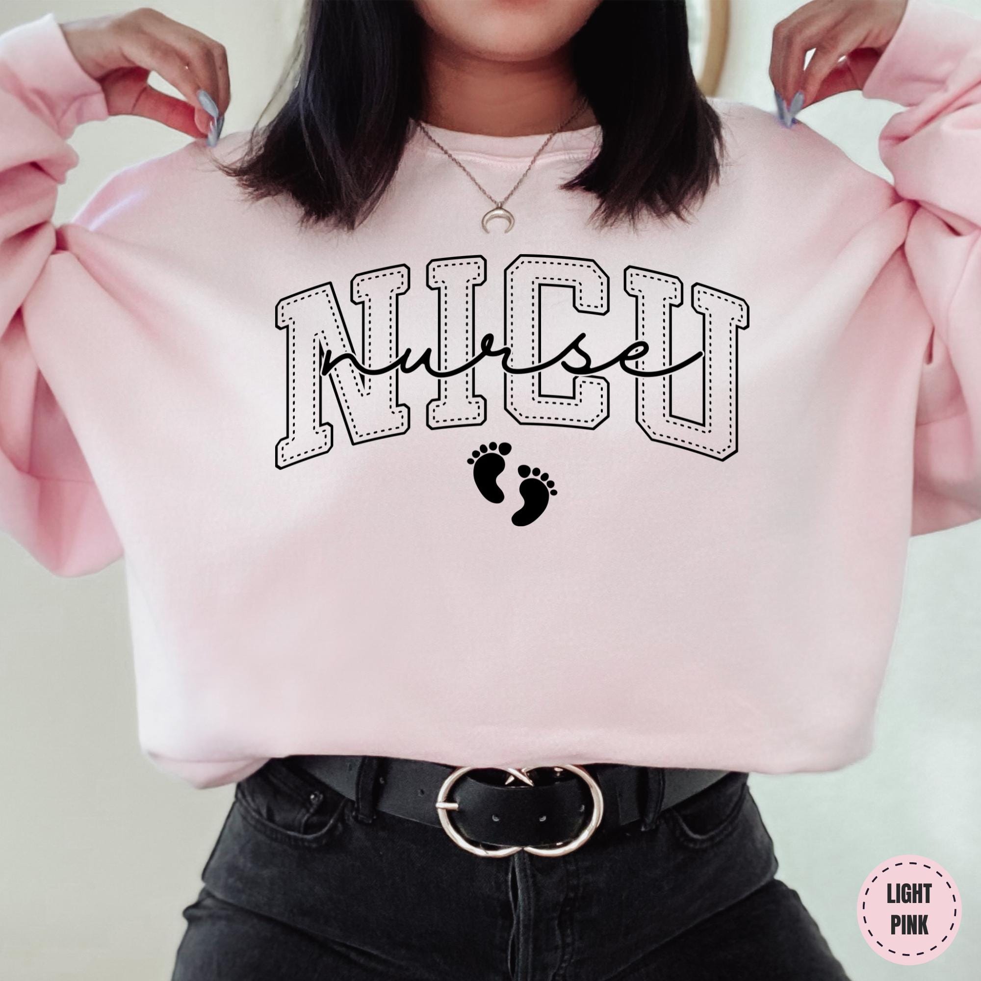 Gildan 18000 Neonatal ICU Nurse Sweatshirt - Cozy Gift for Women