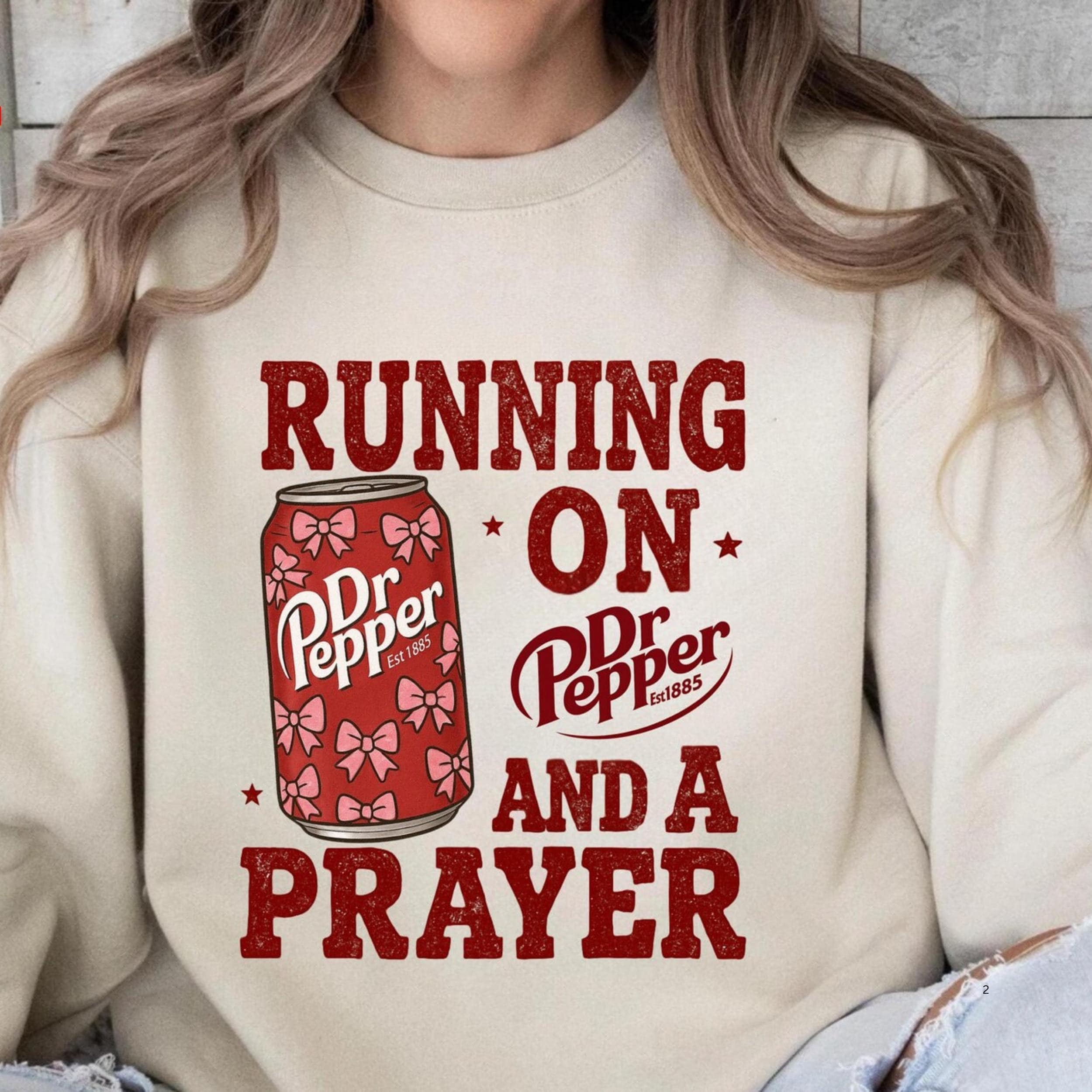 Cozy Dr Pepper Christian Humor Sweatshirt: Gildan 18000 Unisex Crewneck for Women & Men – Perfect Gift for Prayerful Aesthetic Outfits