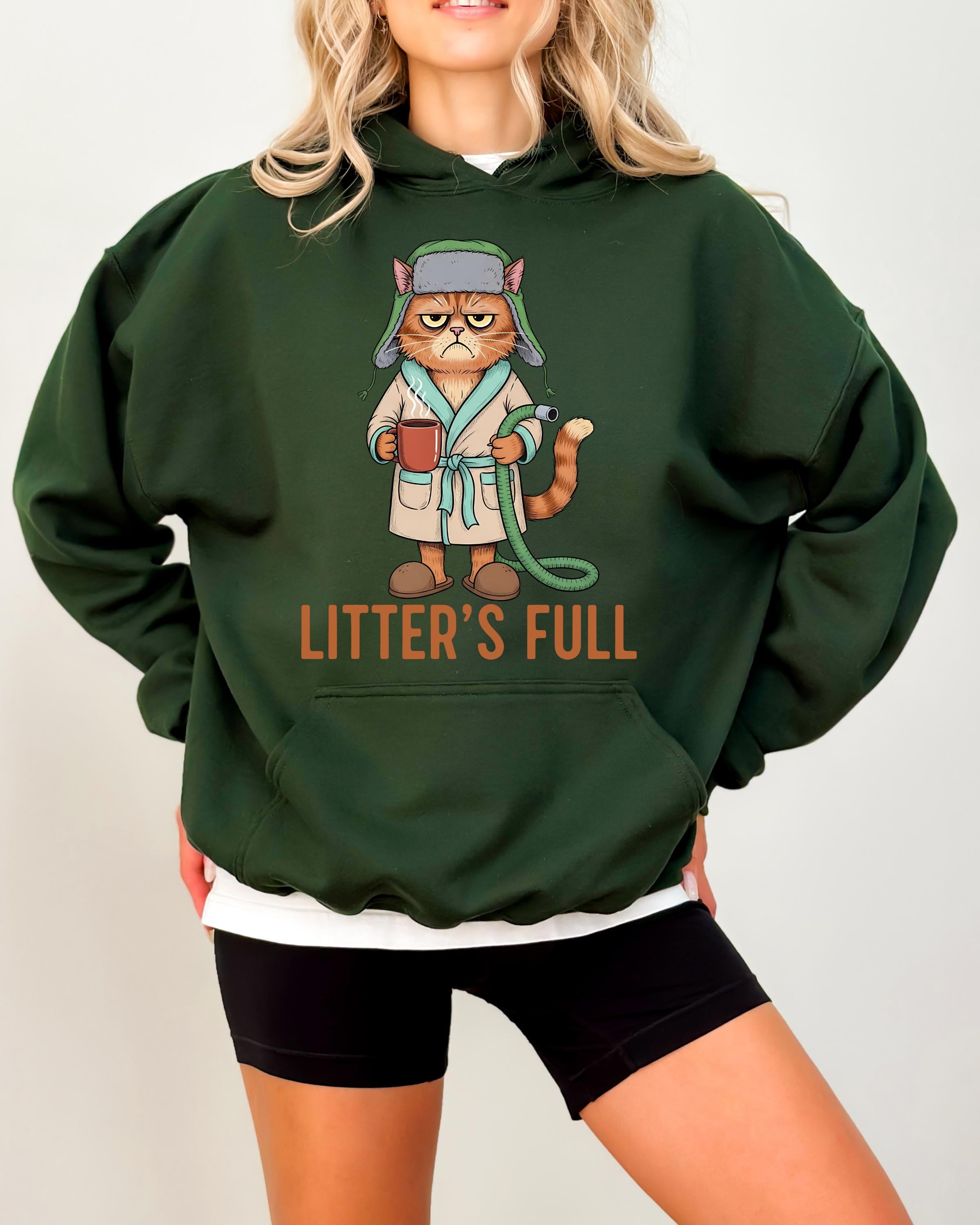 Litters Full Funny Cat Lovers Christmas Xmas Shirt, Litters Full Unisex Shirt, Christmas Funny Shirt