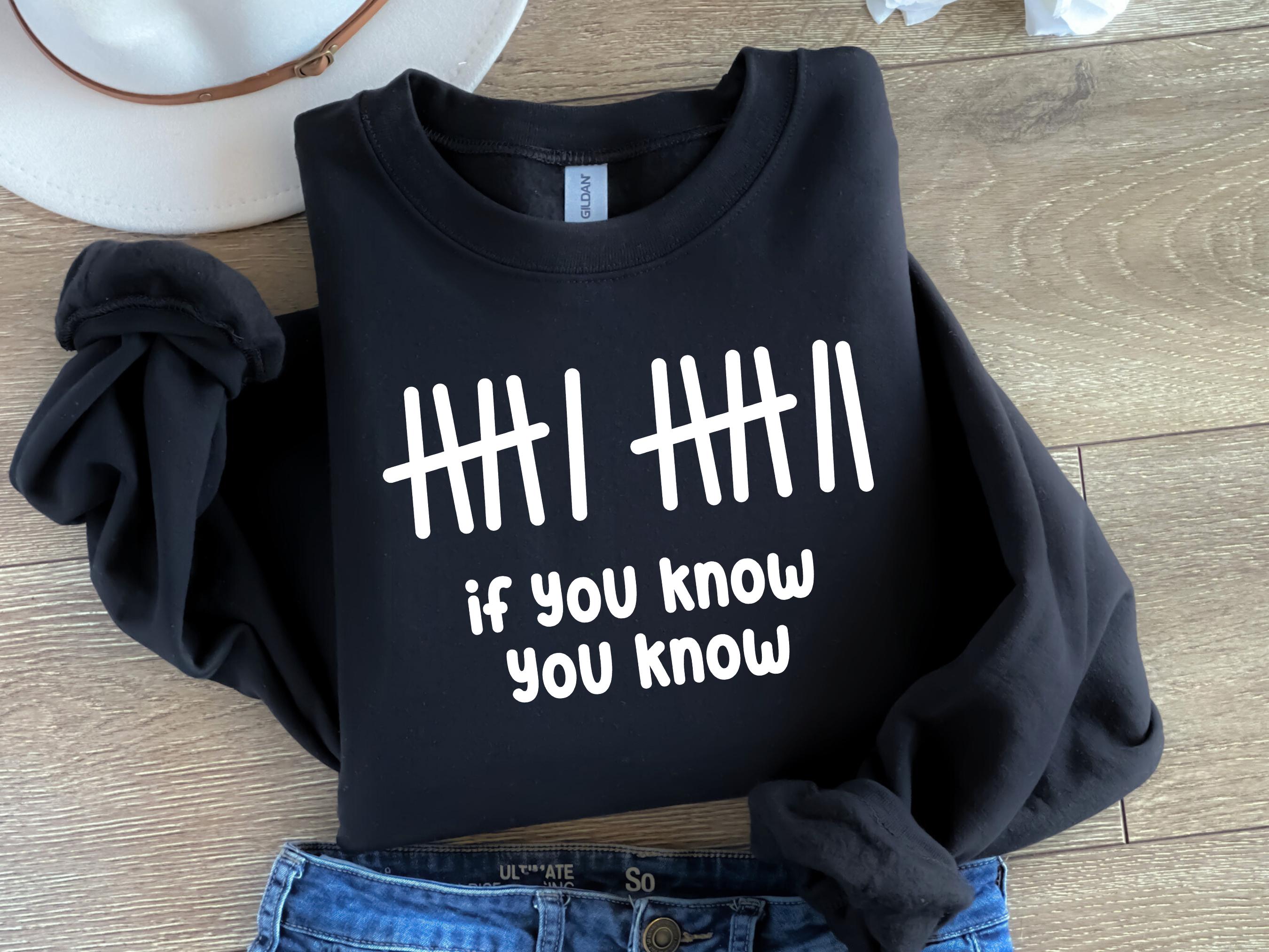 Trendy Gildan 18000 Funny Meme Shirt, If You Know You Know 6 7 Shirt, Viral Tally Marks Outfit, Printify Choice, Perfect Gift for Friends, Unisex Aesthetic Top