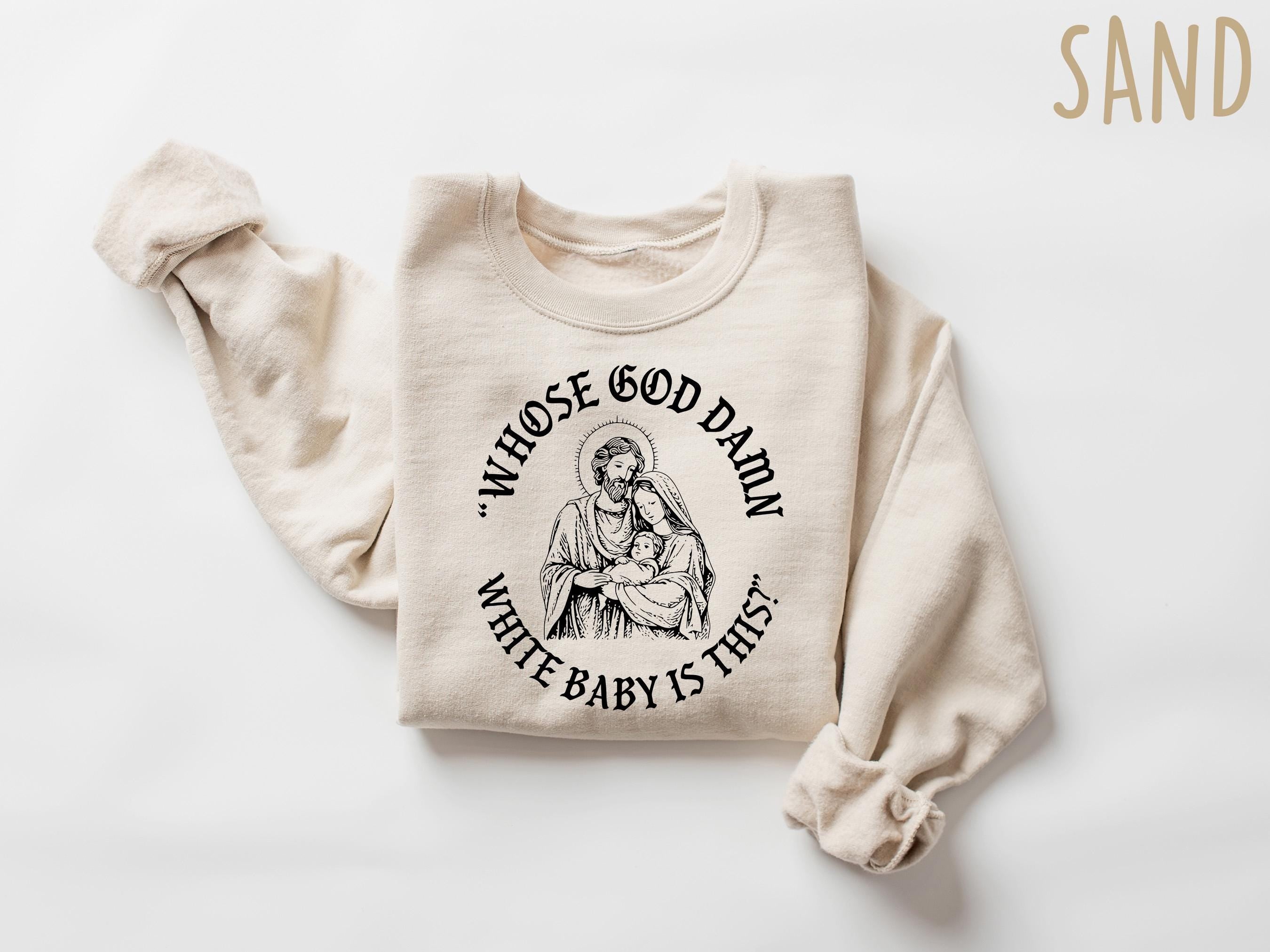 ✨Gildan 18000 Funny Jesus Meme Sweatshirt - Cozy Unisex Christian Humor Tee, Perfect Gift for Men & Women, Printify Choice✨