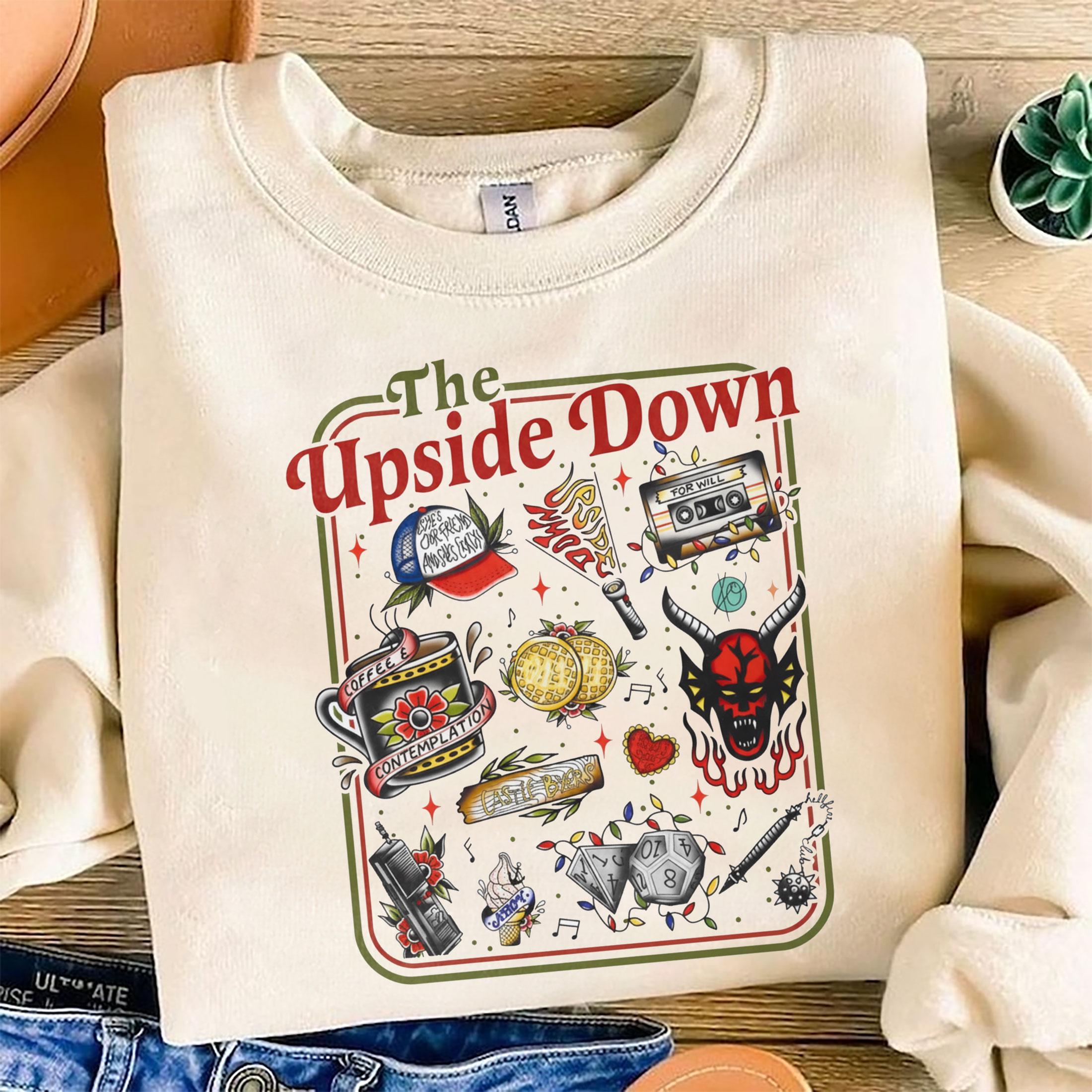 Unisex Stranger Christmas Shirt Design, Comfort Colors® 1717 T-shirt, Hawkins Clipart, Perfect Gift for Fans, Soft Garment-Dyed Style