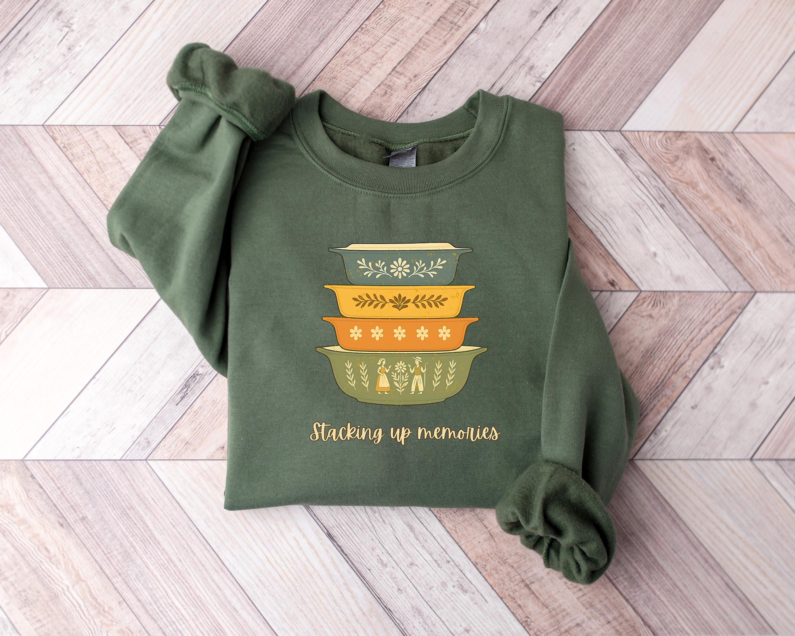 ✨ Cozy Gildan 18000 Retro Kitchen Sweatshirt for Women - Perfect Fall Gift, Aesthetic Pullover for Mom with Printify Choice ✨