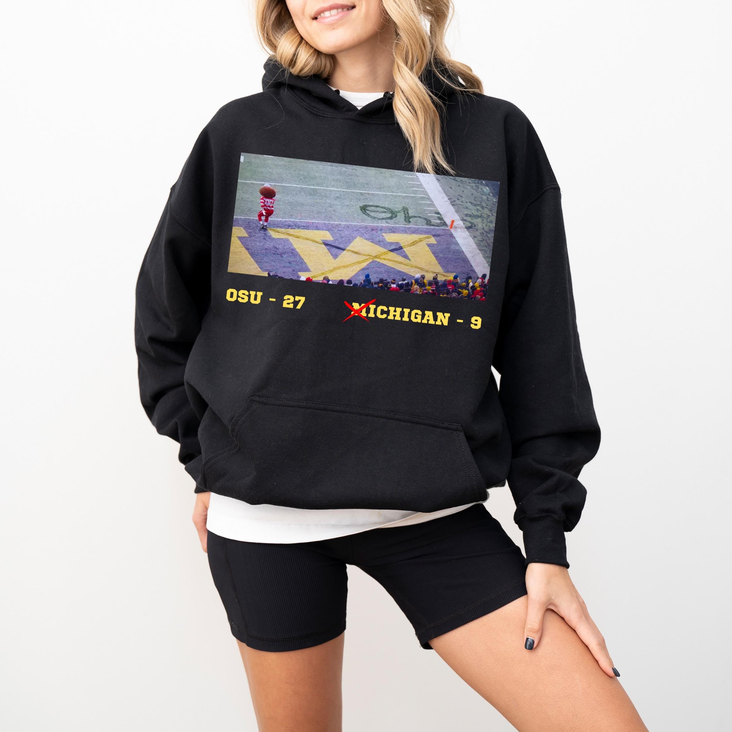 Ohio State Rivalry Gildan 18000 Sweatshirt, Cozy Brutus Hoodie for Game Day Fans, Printify Choice Football Shirt for Men & Women