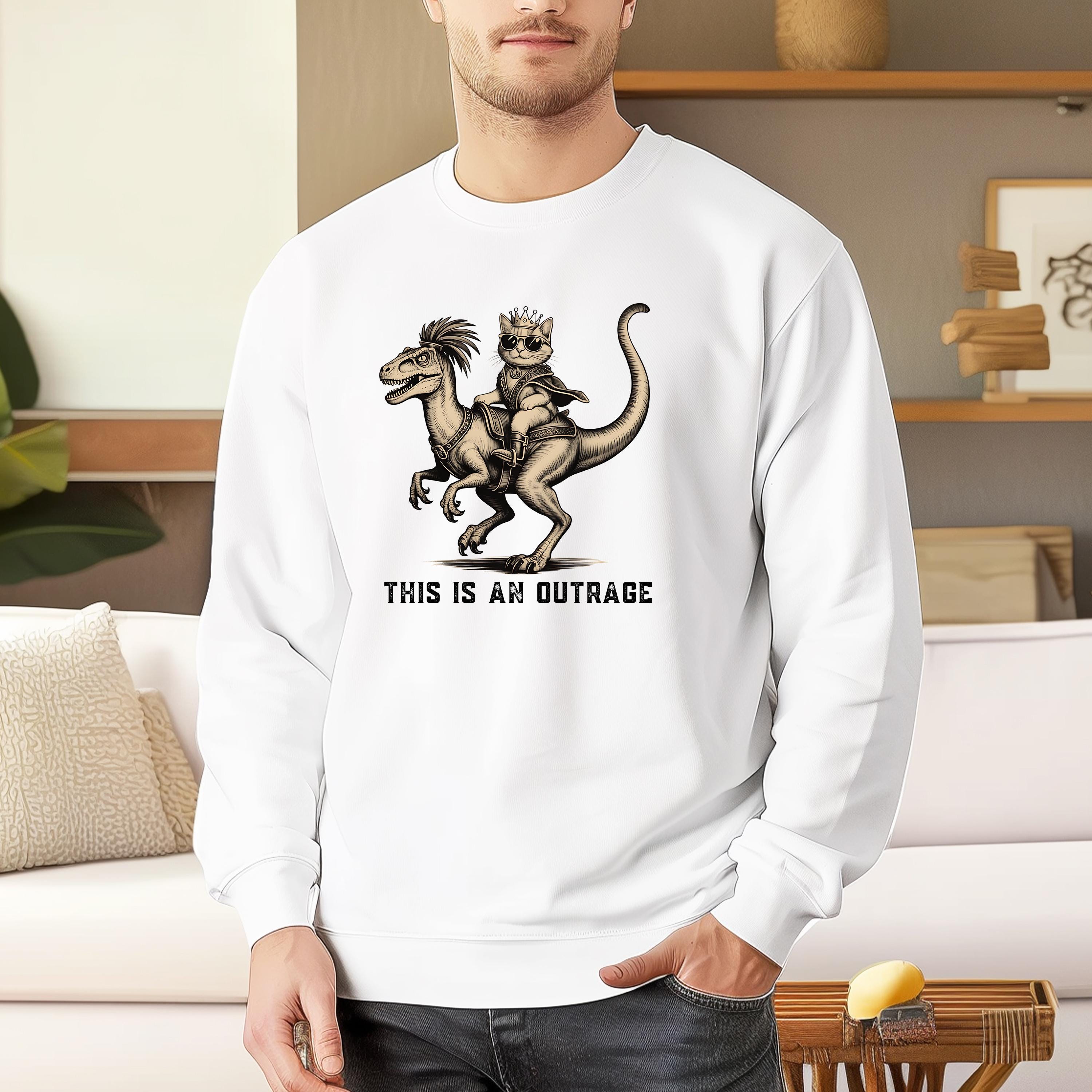 Princess Donut & Mongo Gildan 18000 Sweatshirt for Fantasy Book Reader & Geeky Cat Lover - Cozy Unisex Fall Outfit