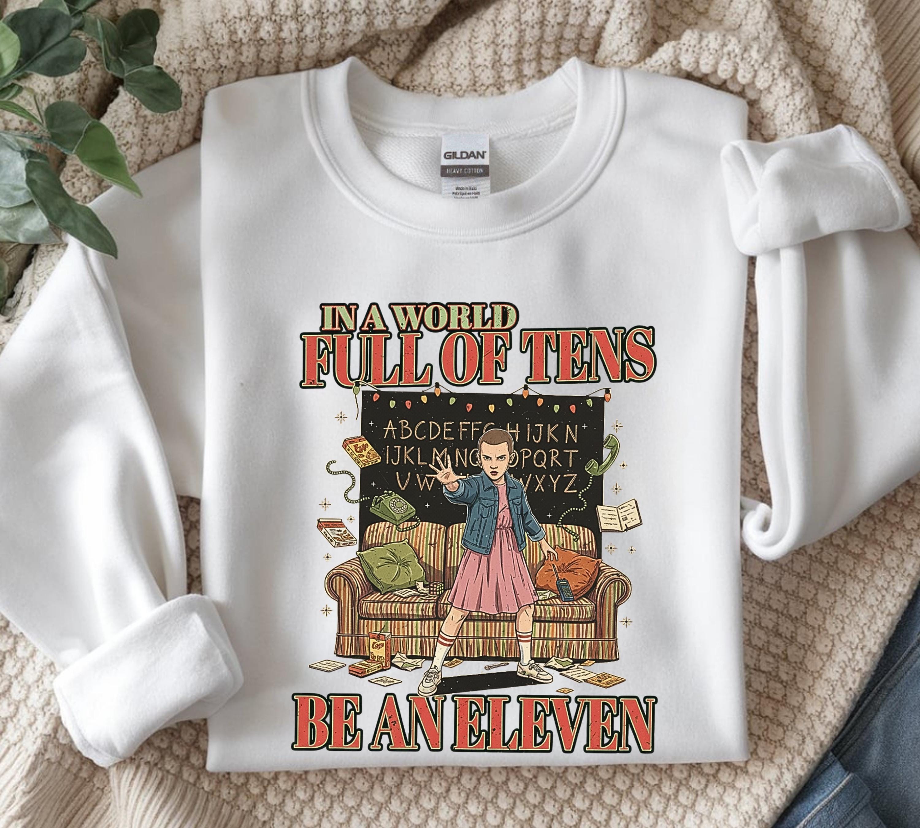 Gildan 18000 Stranger Style Sweatshirt, 80s TV Fan Gift, Printify Choice, Cozy Unisex Holiday Outfit for Women and Men