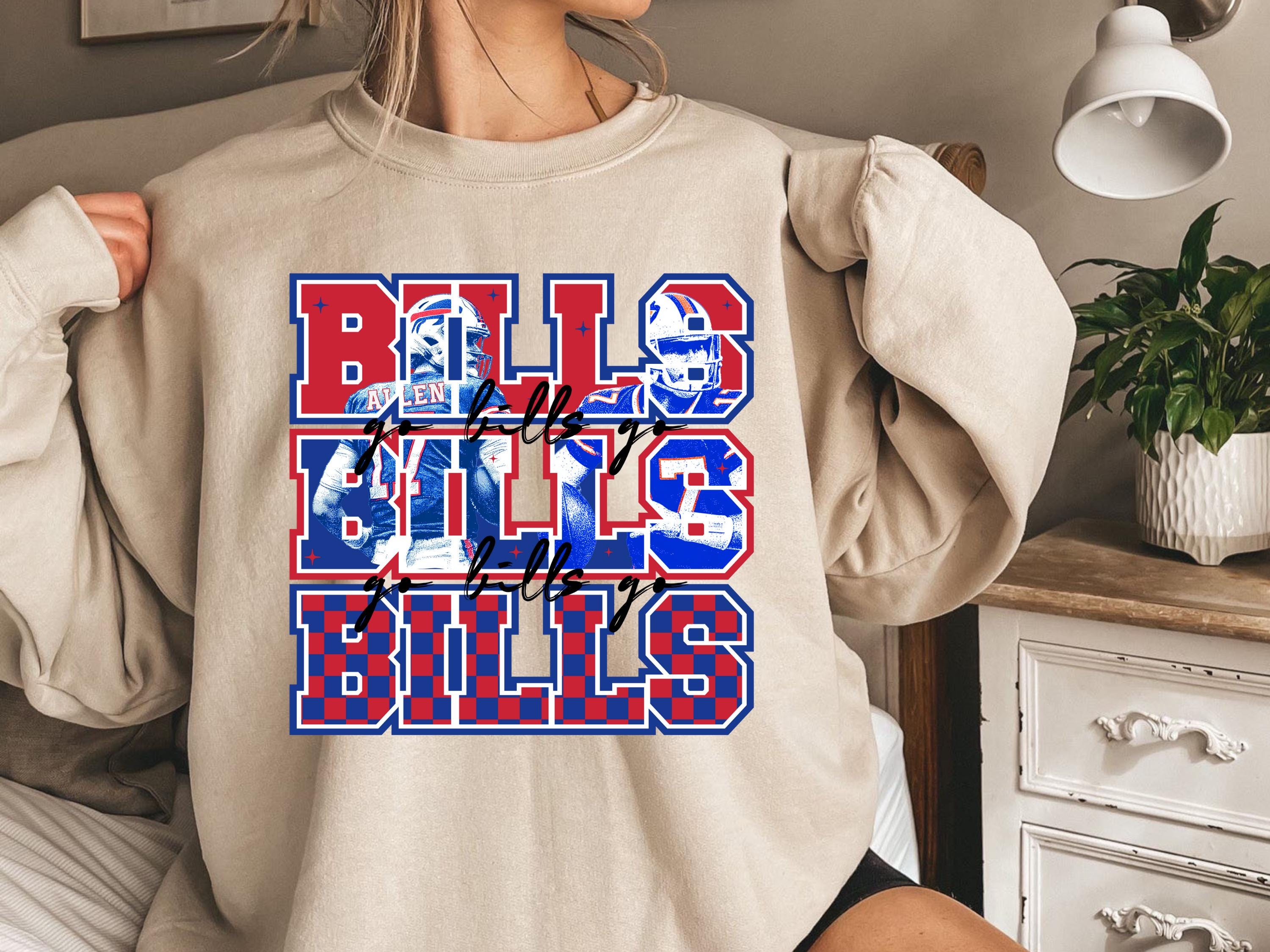 Gildan 18000 Buffalo Football Sweatshirt for Women & Men - Game Day Outfit, Bills Fan Gift, Cozy Unisex Crewneck by Printify Choice