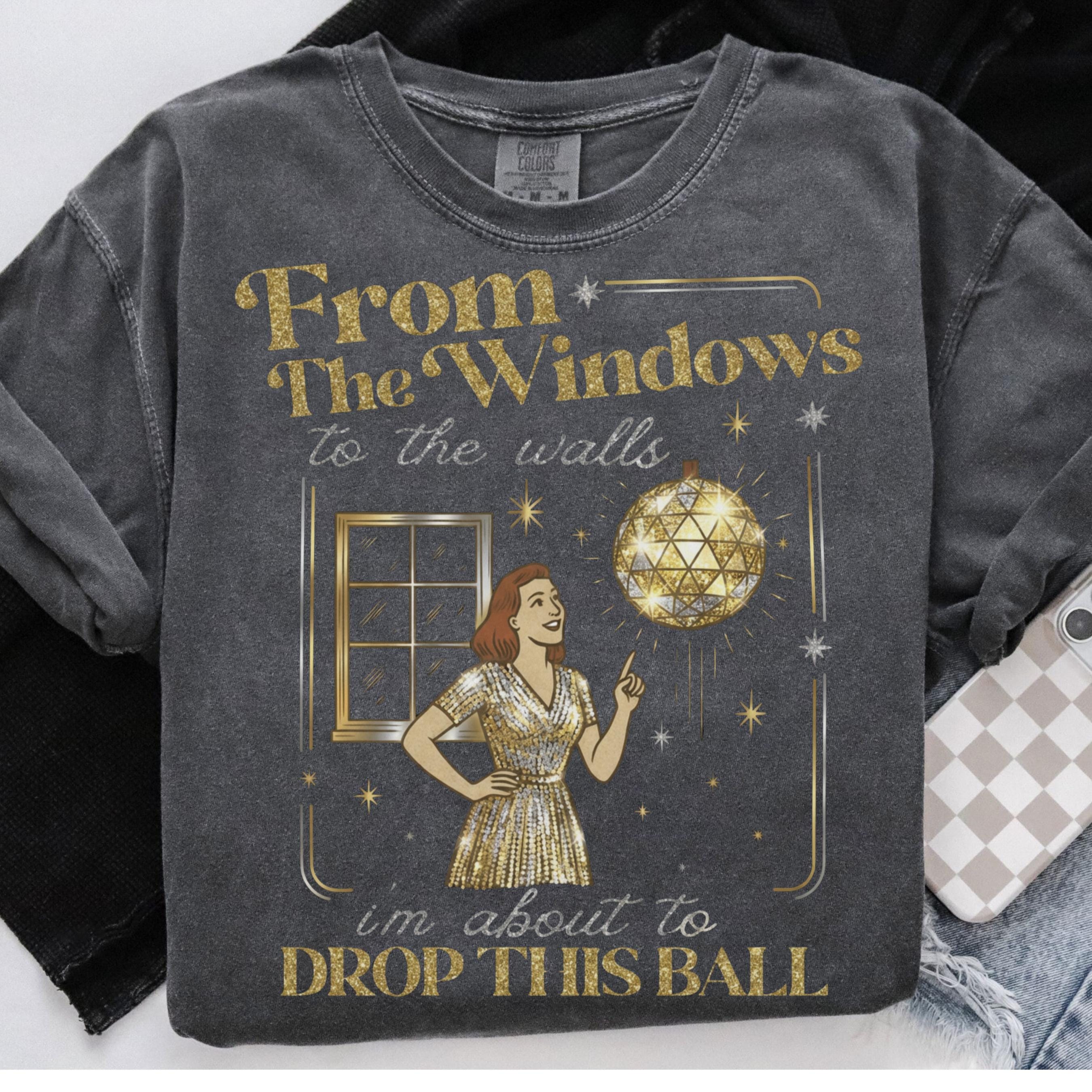 Funny New Year 2026 Shirt SwiftPOD Unisex Comfort Colors® 1717 Garment-Dyed Tee for Women & Men - Perfect for New Year's Eve Party Outfit