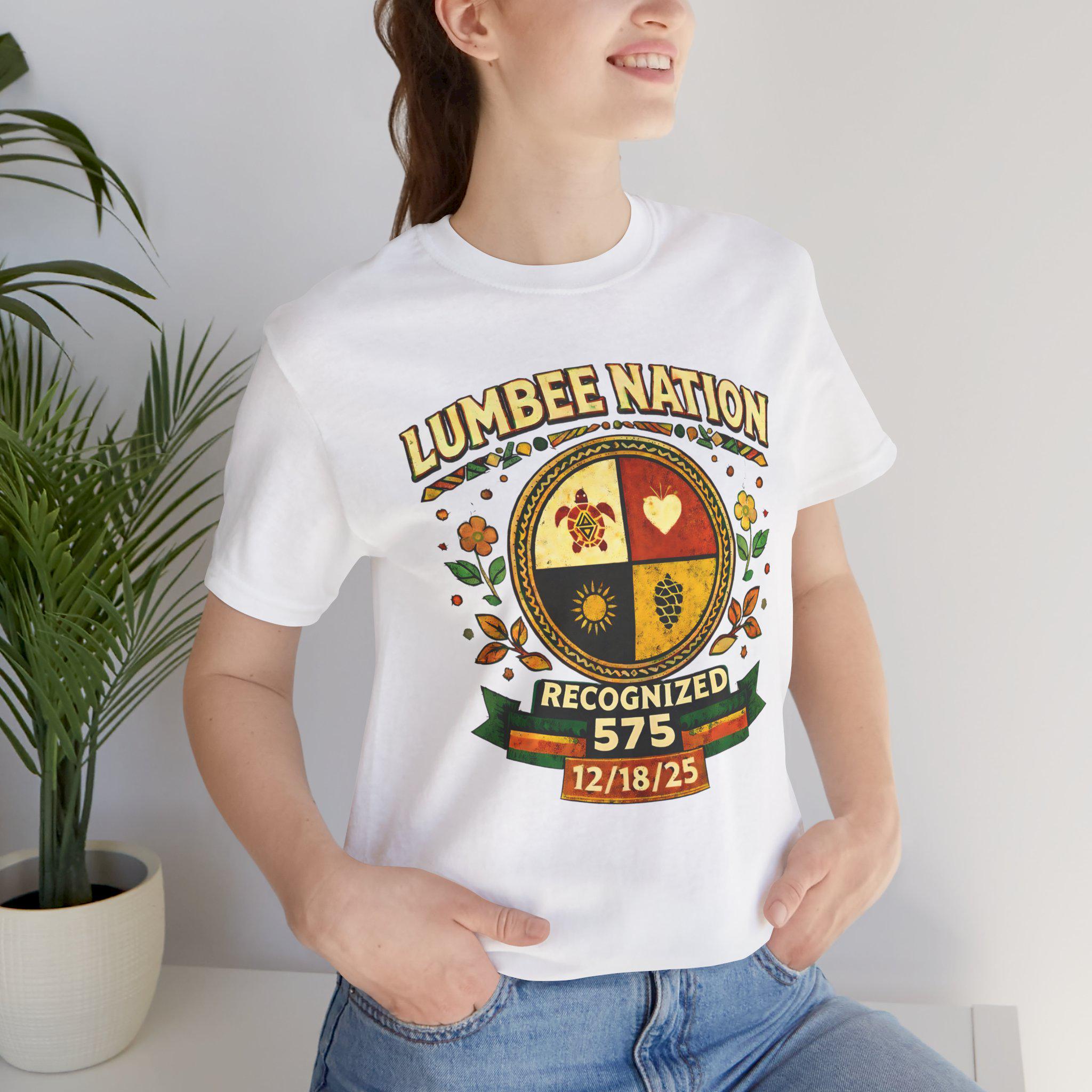 Lumbee Owned Women's Tee Gildan 18000 Tribal Recognition Printify Choice Short Sleeve Perfect Gift for Women Cozy & Durable