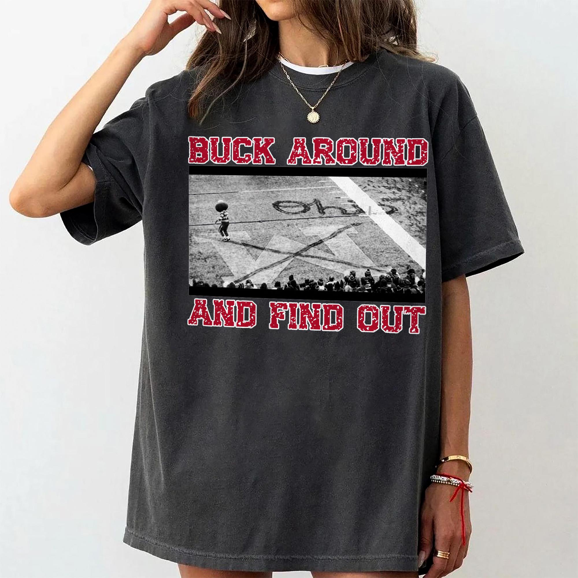 Brutus Ohio State Snow Fan Football Shirt, Gildan 5000 Unisex Heavy Cotton Tee, Funny Game Day Gift, Printify Choice for Michigan vs. Ohio Fans