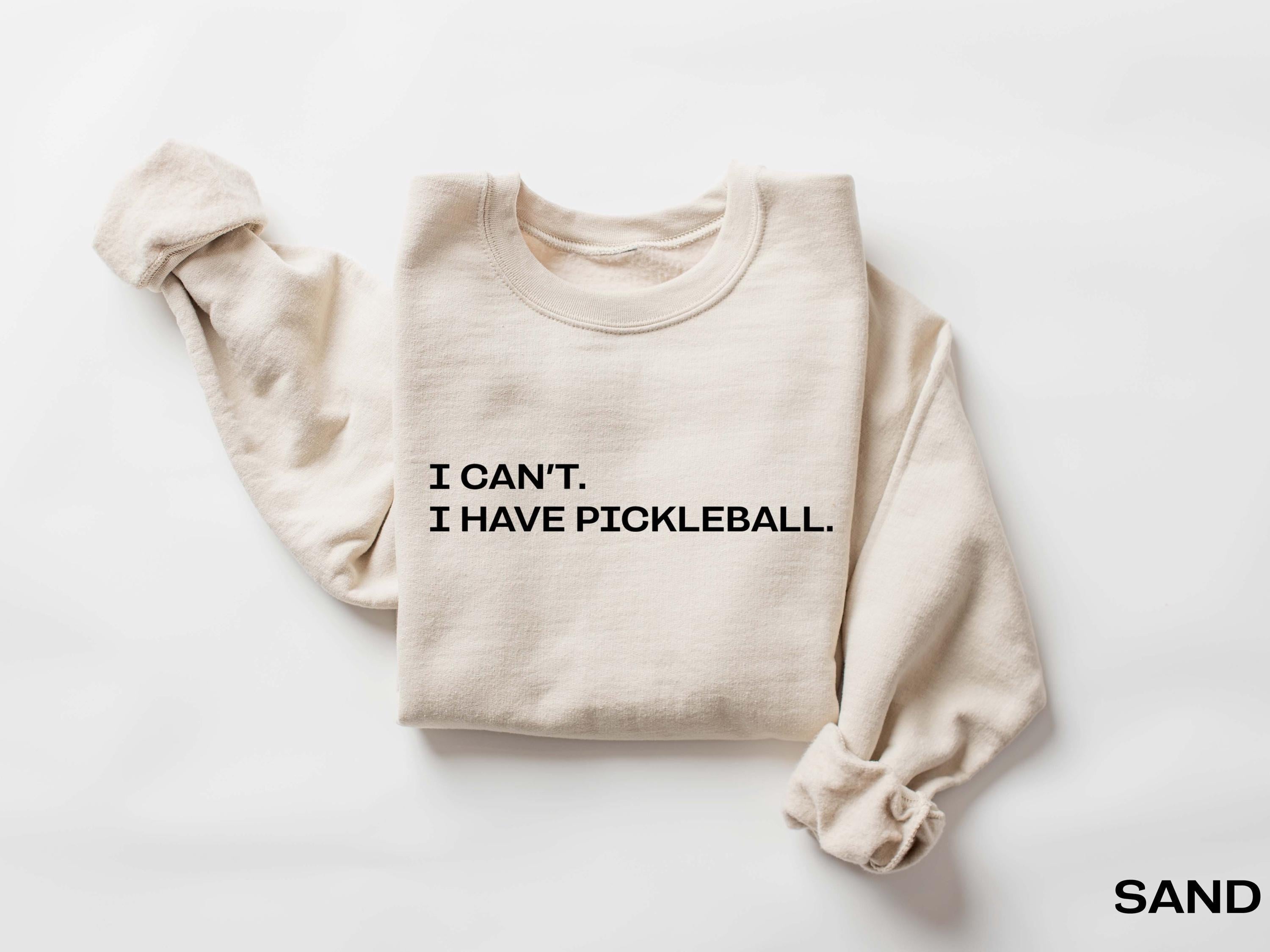 Cozy Pickleball Sweatshirt for Women: Gildan 18000 Crewneck, Printify Choice