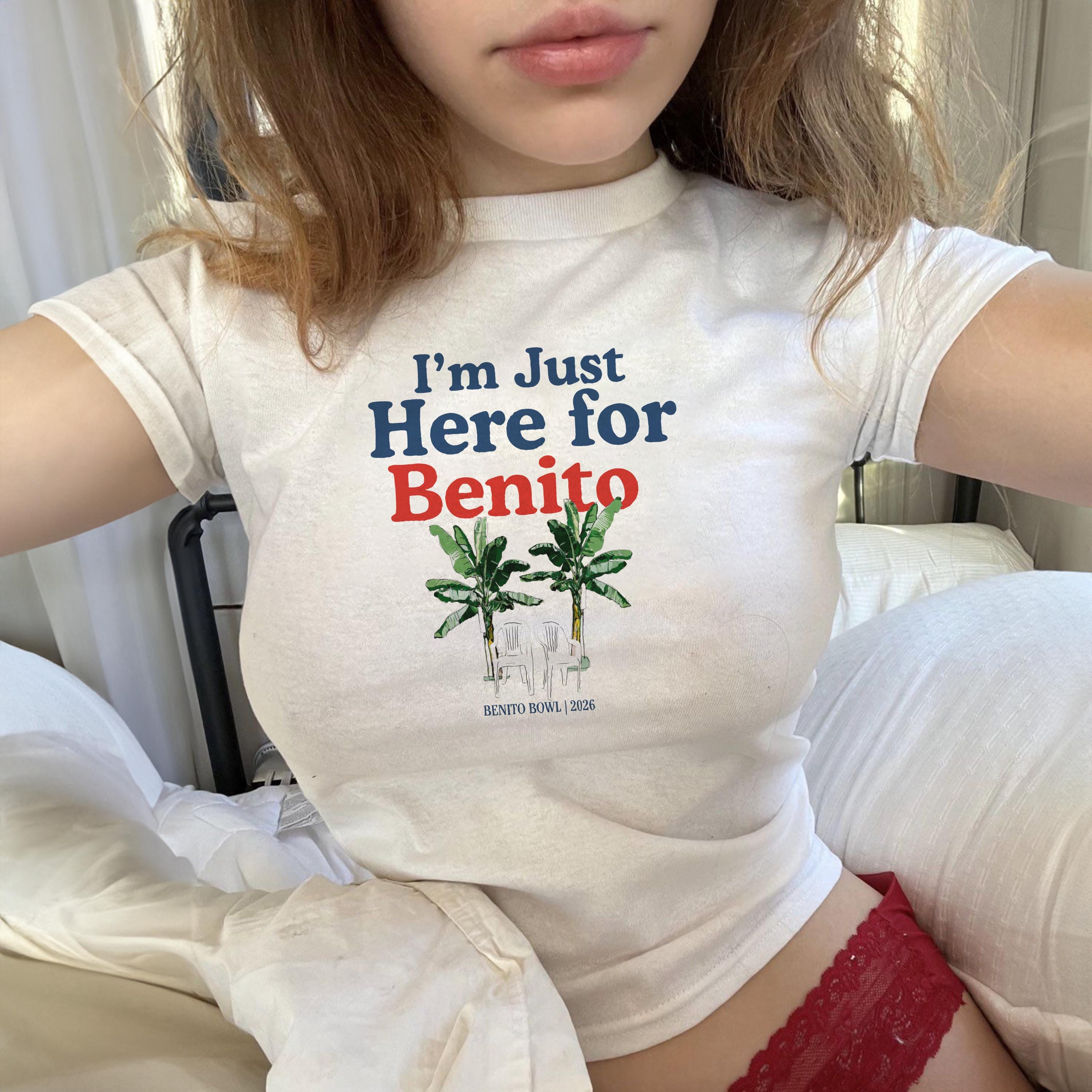 Kids Heavy CottonTM Tee: Benito Bowl Graphic Baby Tee for Women, Y2K Aesthetic Crop Top, Perfect Gift for Football Fans