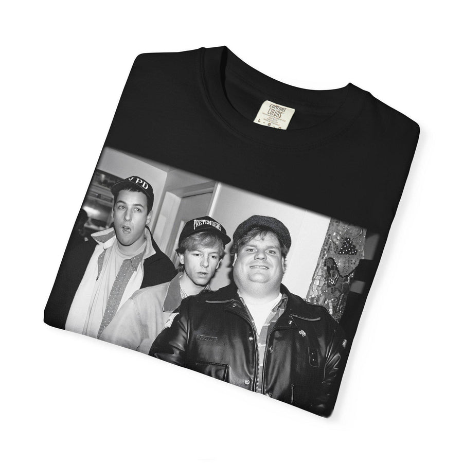 Adam Sandler Chris Farley David Spade 90s Vintage Washed Tee, Retro Comedy Legend Shirt, Soft Cotton Oversized Fit Gift for men women