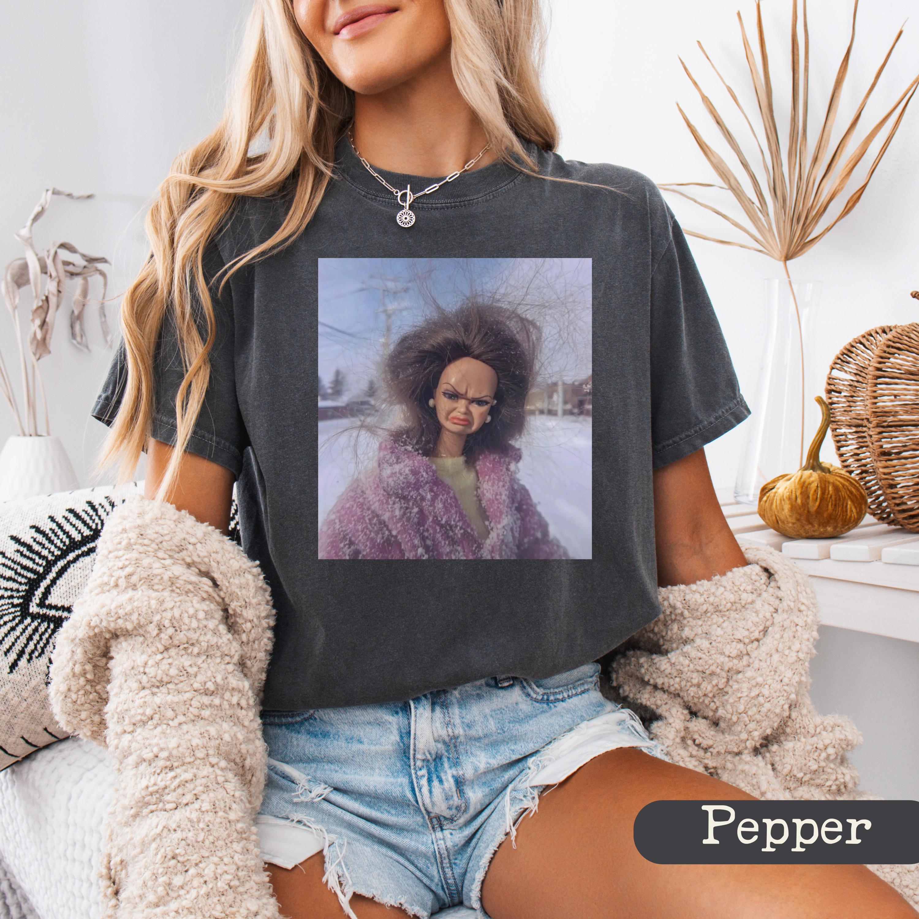 Funny Doll Meme Shirt Comfort Colors 1717 TShirt, garment-dyed relaxed fit, viral aesthetic tee for women, unisex gift, summer outfit