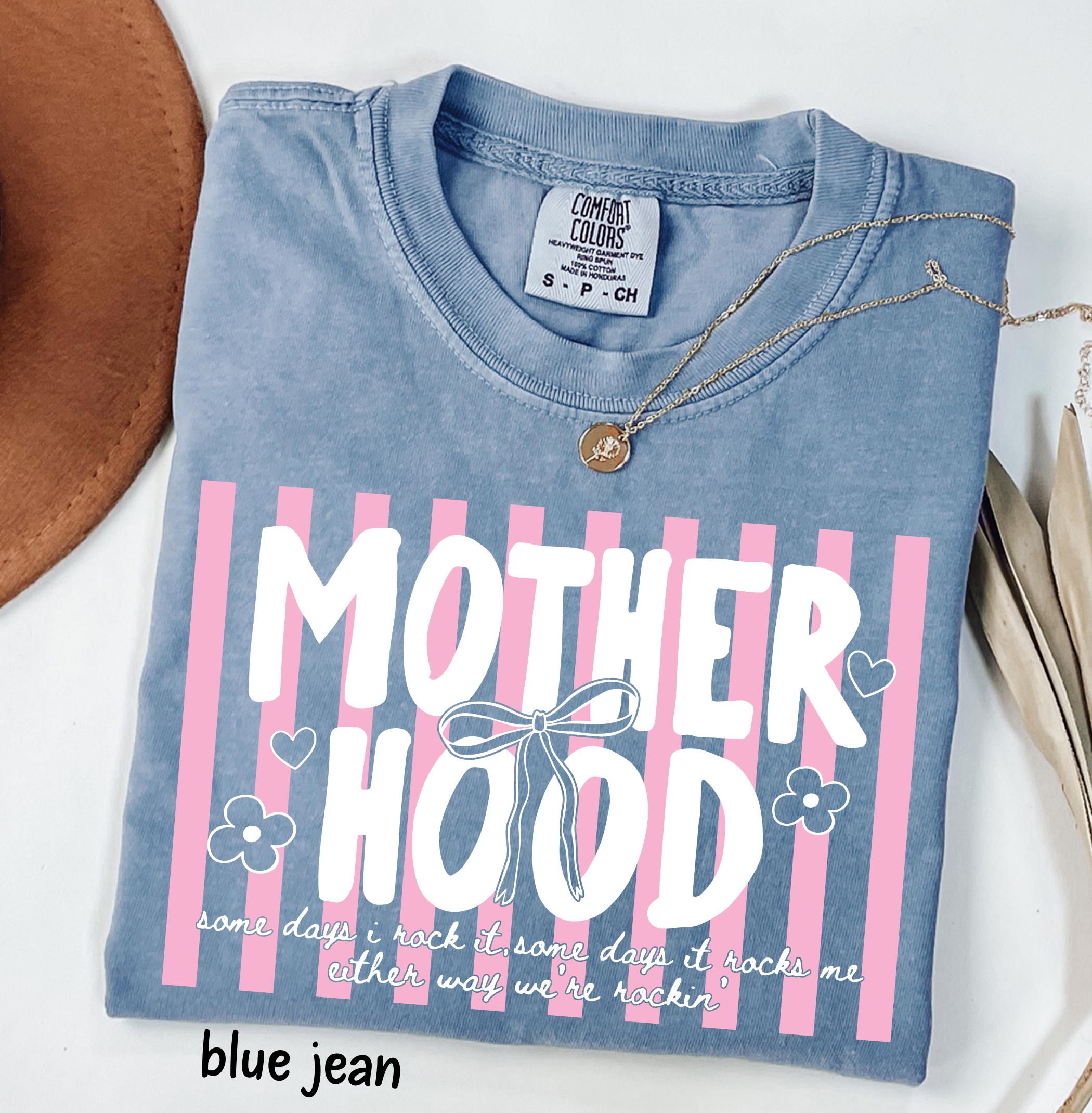 Retro Motherhood Mama Shirt, Oversized Mom Life Tee, Cool Mom Club T-Shirt, Garment-Dyed Trendy Top for Women, Mothers Day Gift, Viral Outfit