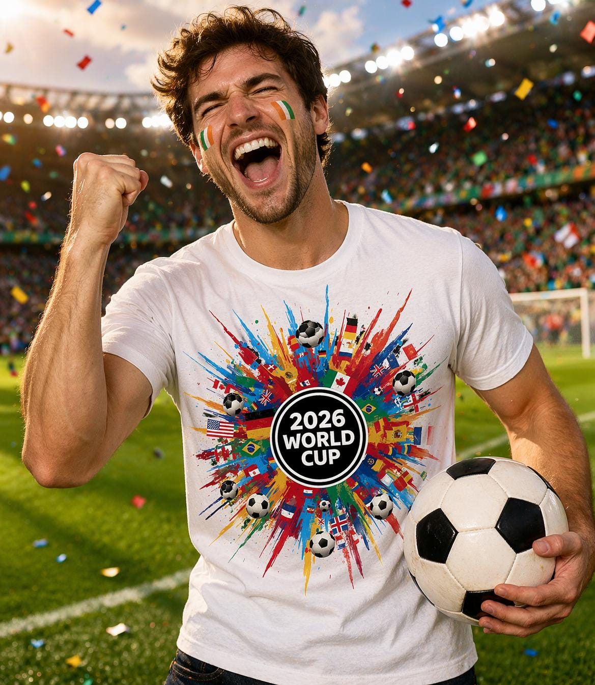 Soccer Cup T-Shirt, International Soccer Fan Shirt, Unisex Soft Tee, Football Fan Gift, Game Day Summer Outfit, Matching Set Idea for men women