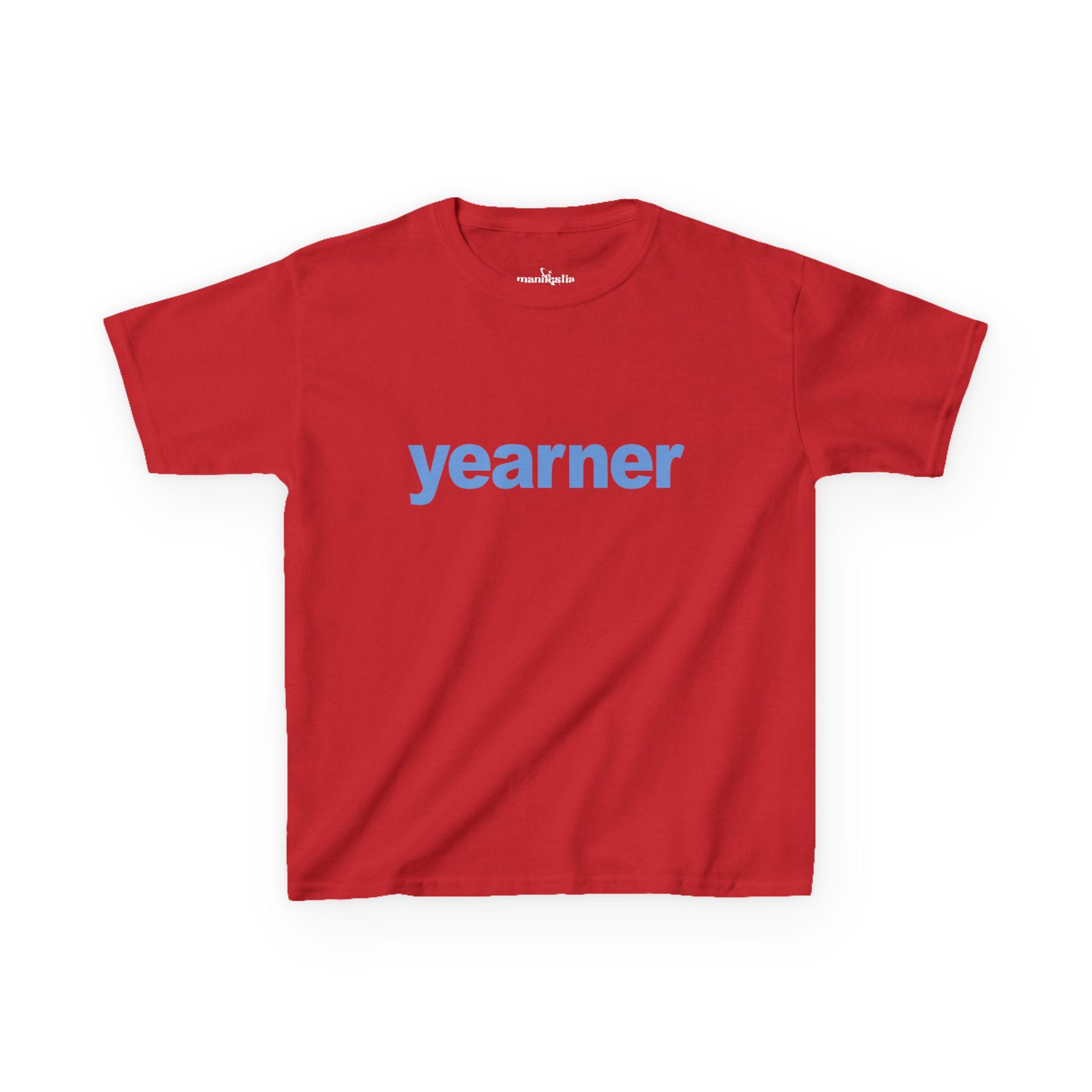 Yearner Baby Tee for Women, Y2K Baby Tee Aesthetic, Funny Tee, Soft Cotton Fitted Crop Top, Summer Outfit Gift