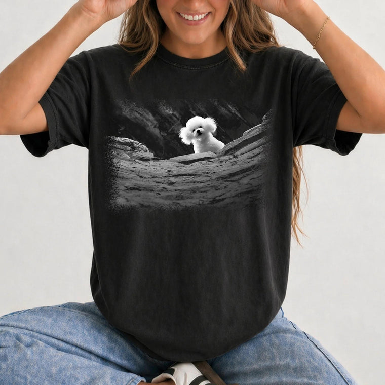Precious Dog Horror Movie Parody Tee, Halloween Classic Movie Shirt, Funny Gift Unisex Garment-Dyed Cotton, Relaxed Fit T-Shirt