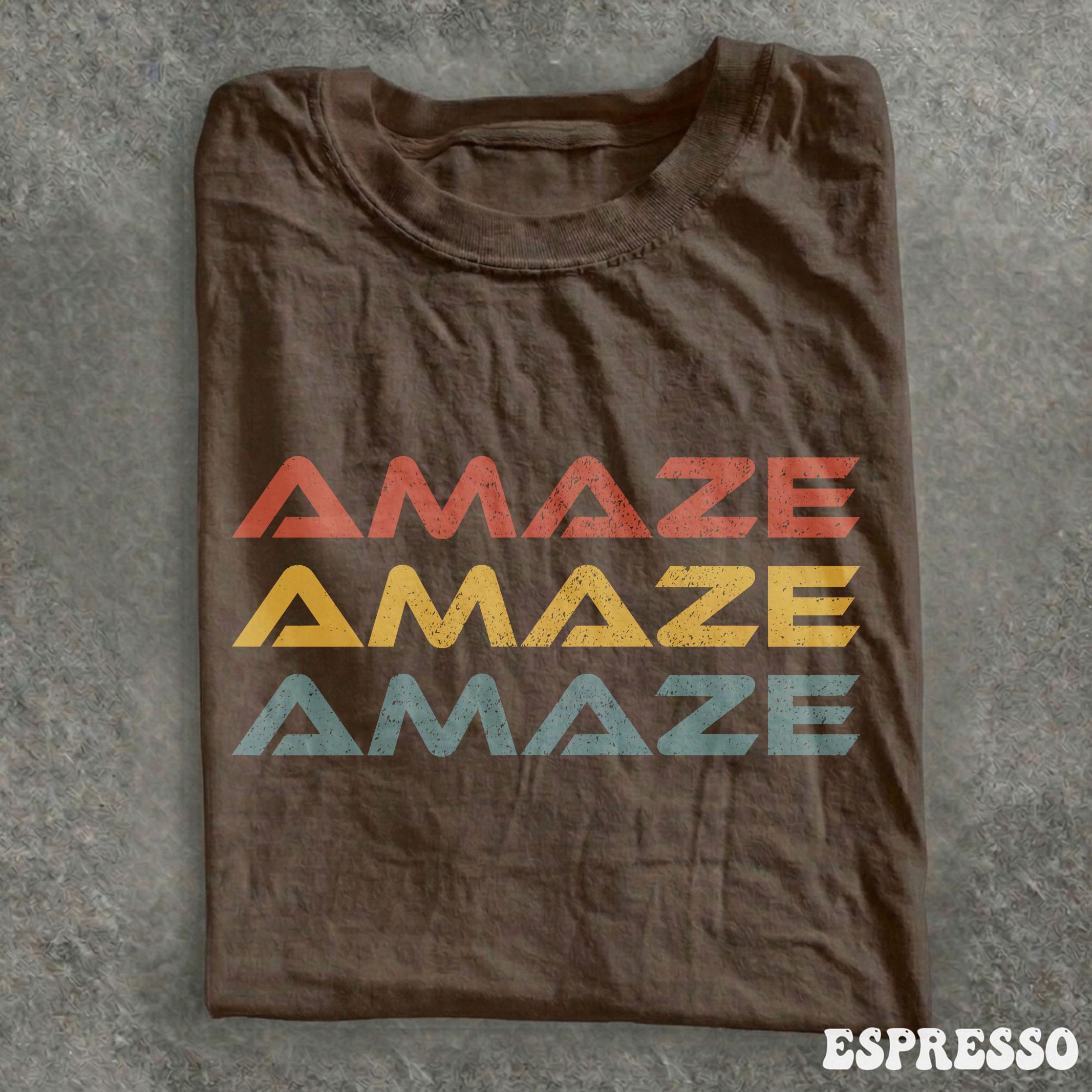 Vintage Amaze Rocky Alien Shirt, Funny Sci-Fi Quote Space Tee, Garment-Dyed Cotton Unisex Relaxed Fit, Aesthetic Gift for Men Women, Summer Outfit