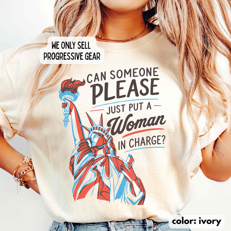 Feminist 4th of July Shirt, America 250th Tee Tank, Liberal Patriotic Human Rights Top, Anti Trump Gift for women & men, soft cotton, summer outfit