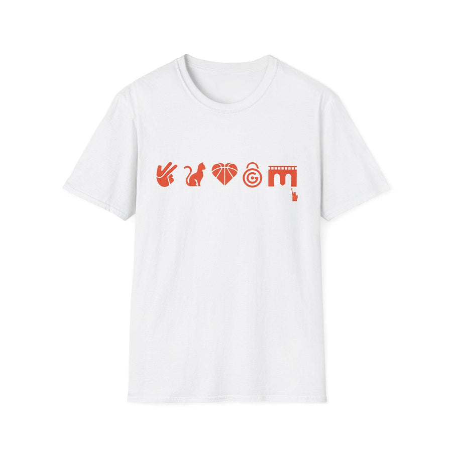 New York starting five 5 emojis team tee shirt unisex soft, black blue gray white, game day gift for men women summer aesthetic outfit