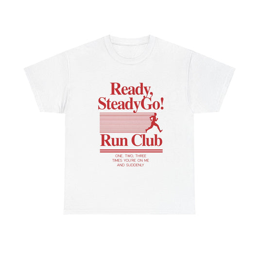 Ready Steady Go music lyric t-shirt, unisex tee, vintage aesthetic concert outfit, festival top, soft oversized fit, summer gift