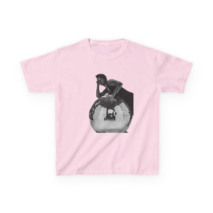 Disco Ball Baby Tee Y2K Crop Top for Women, Vintage Music Aesthetic Shirt, Concert Tour Outfit, Summer Festival Gift, Fitted Short Sleeve