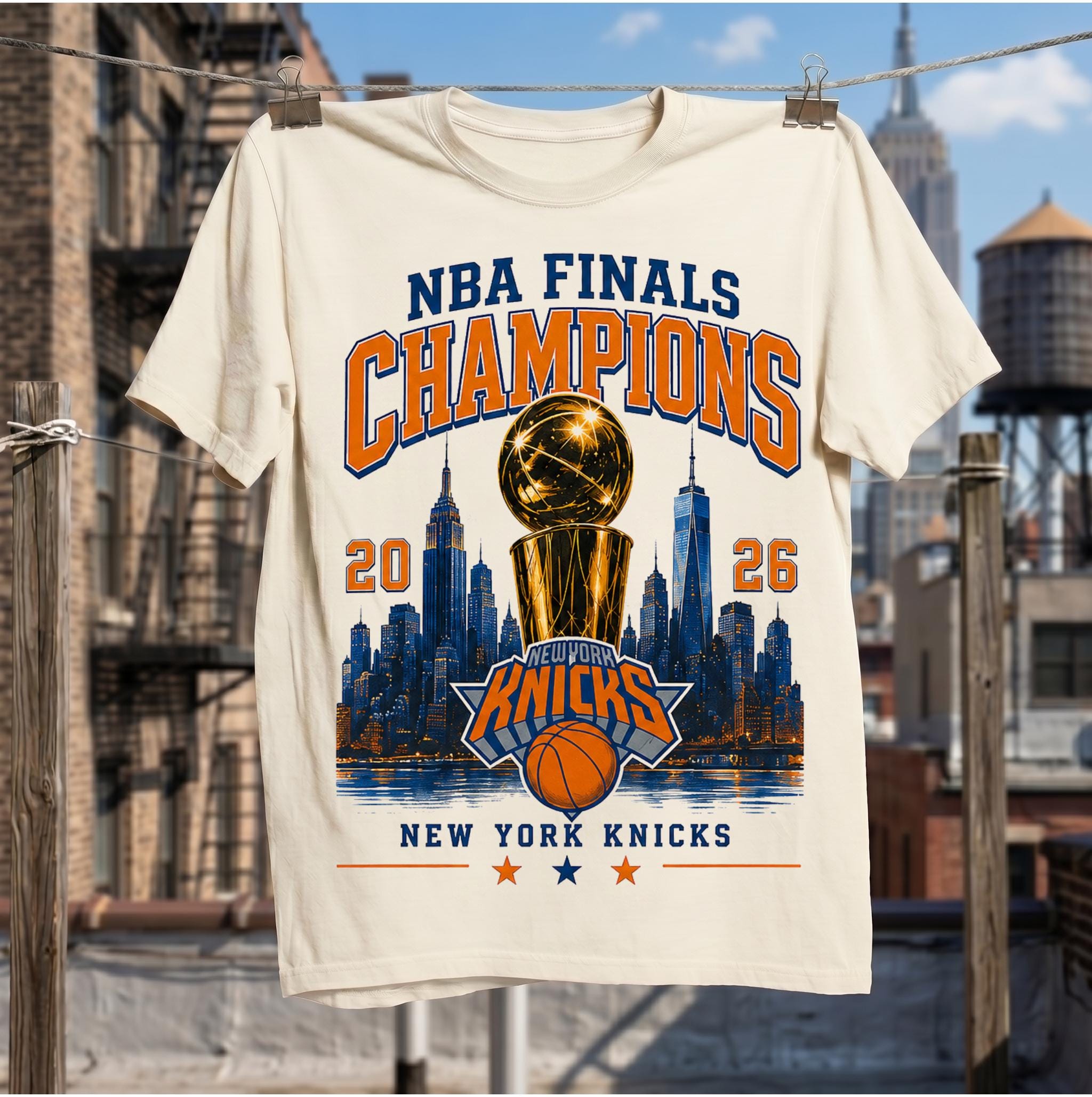 New York Basketball Champions 2026 T-Shirt, unisex tee, 100% cotton, game day outfit gift, short sleeve summer top for men and women