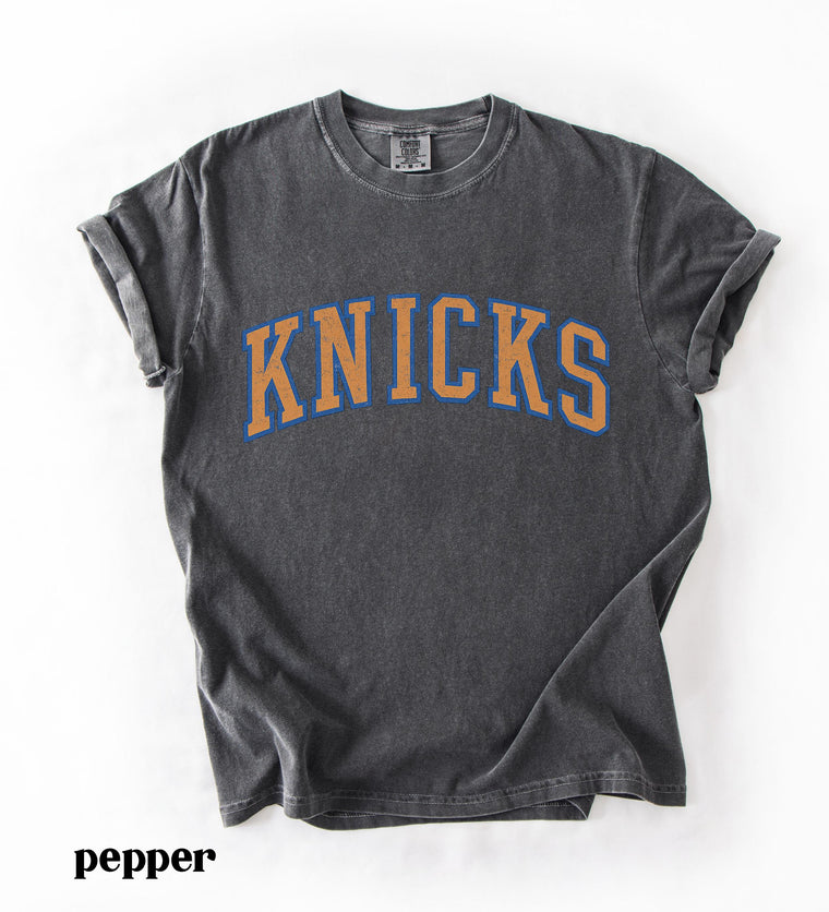 Vintage New York Basketball Tee, Retro Unisex T-Shirt, Relaxed Fit Cotton, Game Day Outfit Gift for Men Women, Summer Streetwear