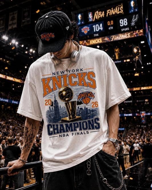 New York Basketball Champions Tee 2026 Finals Trophy City Skyline Fan, Soft Cotton Summer Unisex Relaxed Fit, Game Day Streetwear Outfit Gift