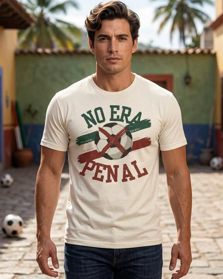 No Era Penal Shirt Mexico Soccer Fan Tee, Mexican Futbol, Selección Mexicana World Cup Copa Mundial Soccer Meme Gift, Unisex Cotton Game Day Outfit