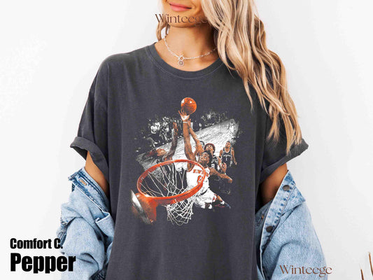 New York Basketball Vintage T-Shirt, The Hand of No. 8, soft cotton relaxed fit unisex tee for men women, game day summer outfit gift, aesthetic