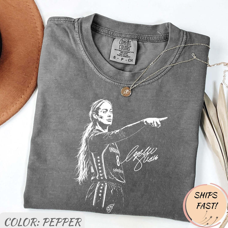 Sophie Cunningham Point Signature Basketball Shirt, Unisex Tee for Fans, Game Day Outfit Gift, Casual Streetwear