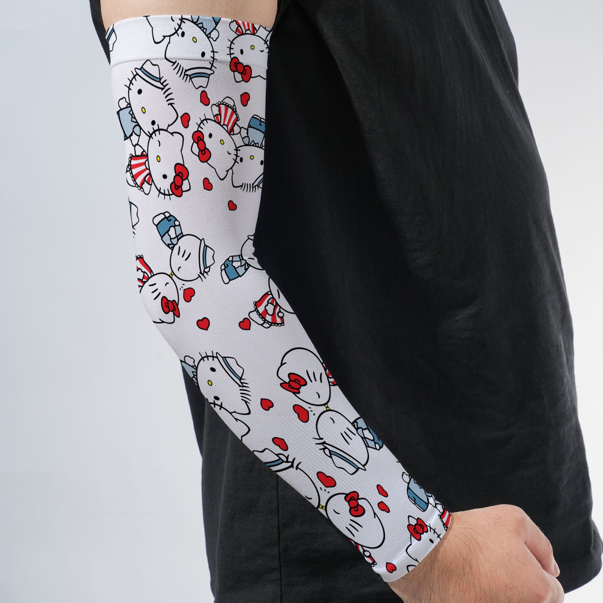 Arm Sleeves Kitty Kiss Wedding White