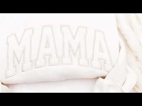 EMBROIDERED Mama Sweatshirt, Birthday gift mama Crewneck, Personalized Sweatshirt, Trendy Crewnecks for Women, Mom gifts, Mother days