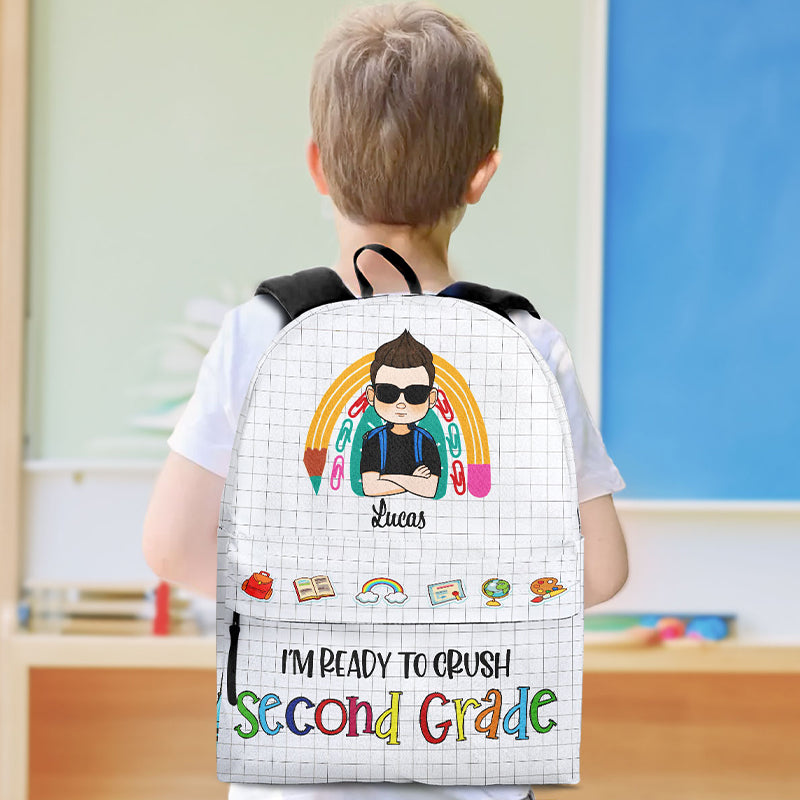 Ready to Crush School Personalized Kids' Backpack